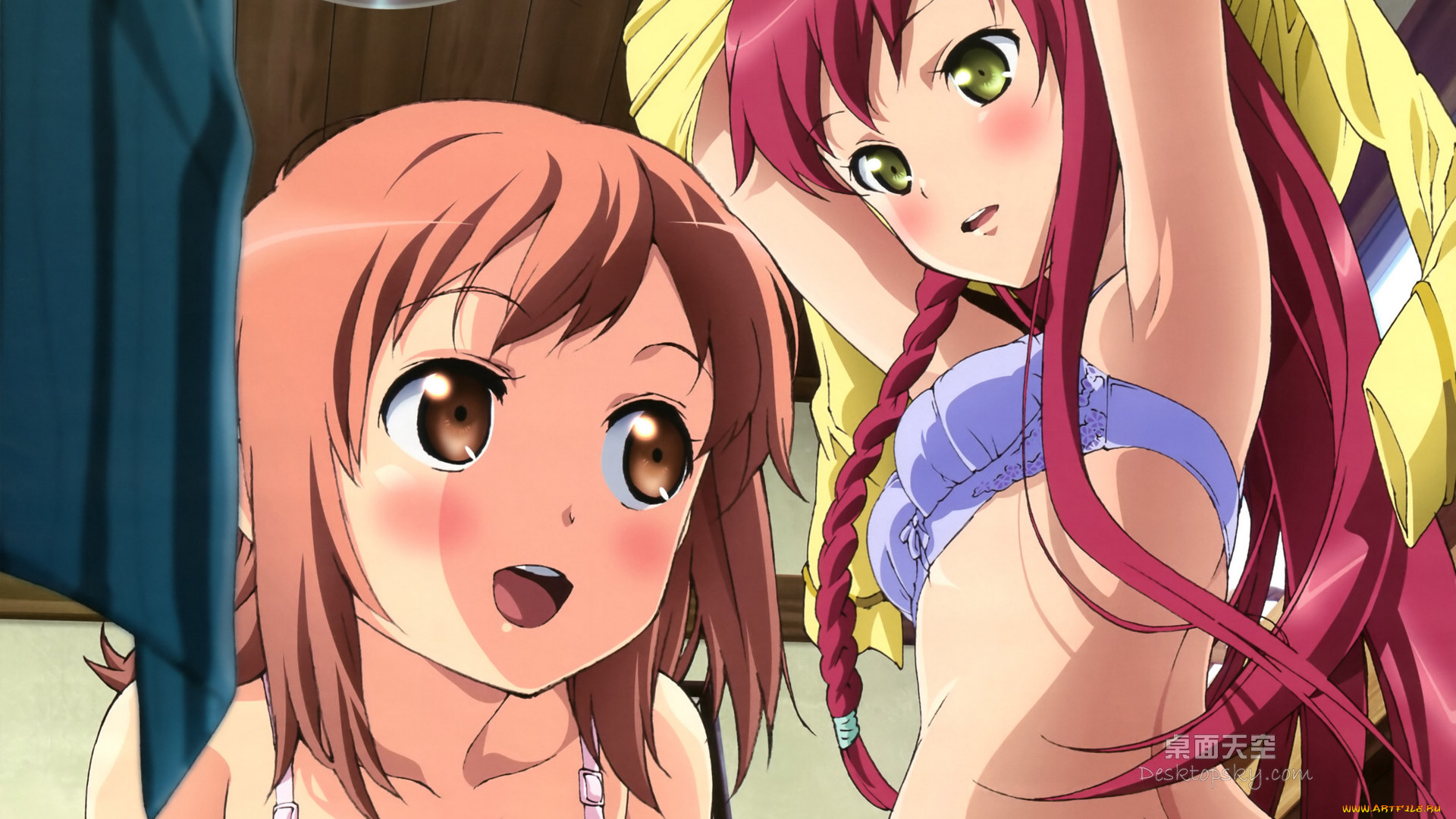 аниме, hataraku, maou-sama, девушки