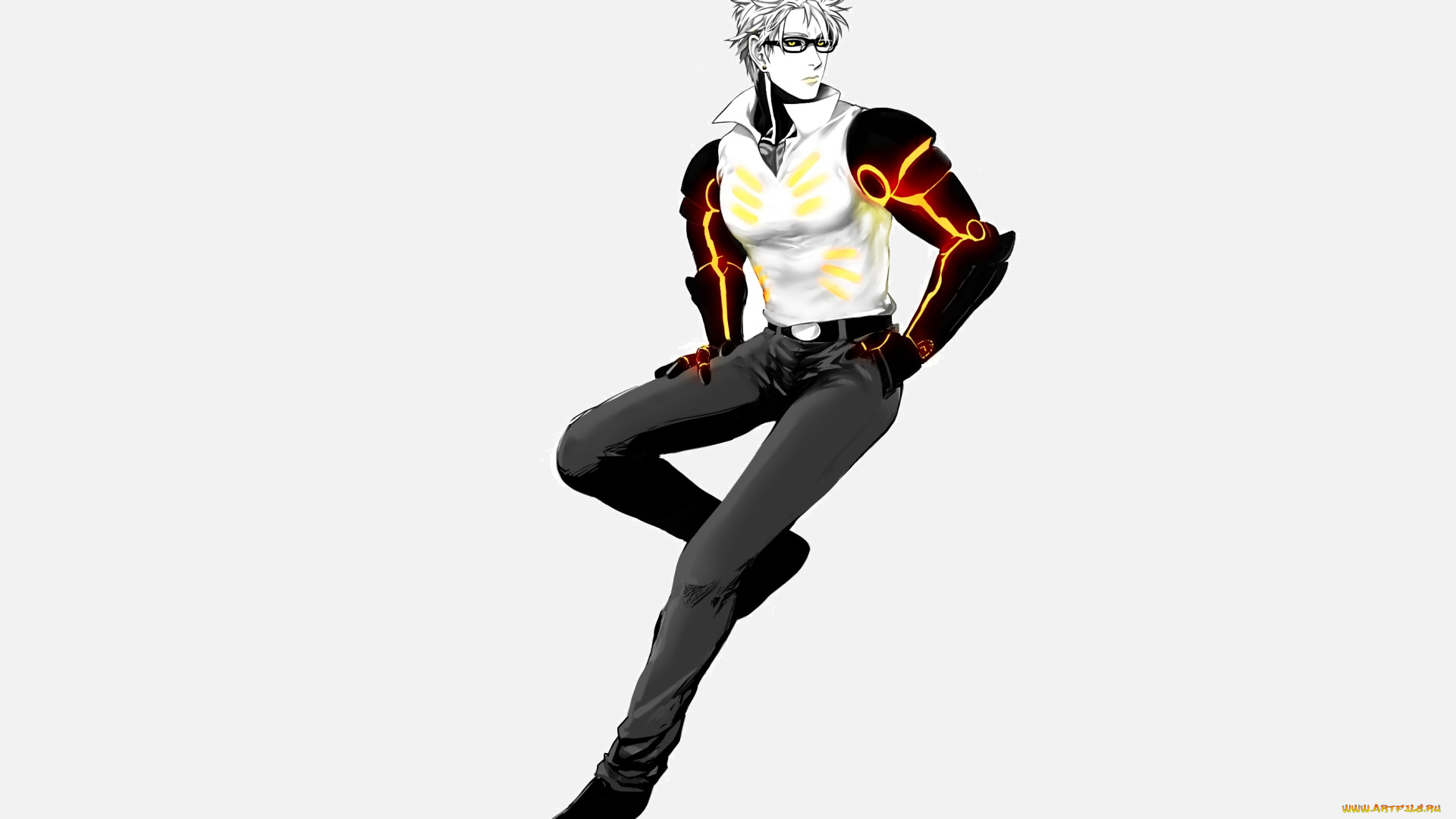 аниме, one, punch, man, генос