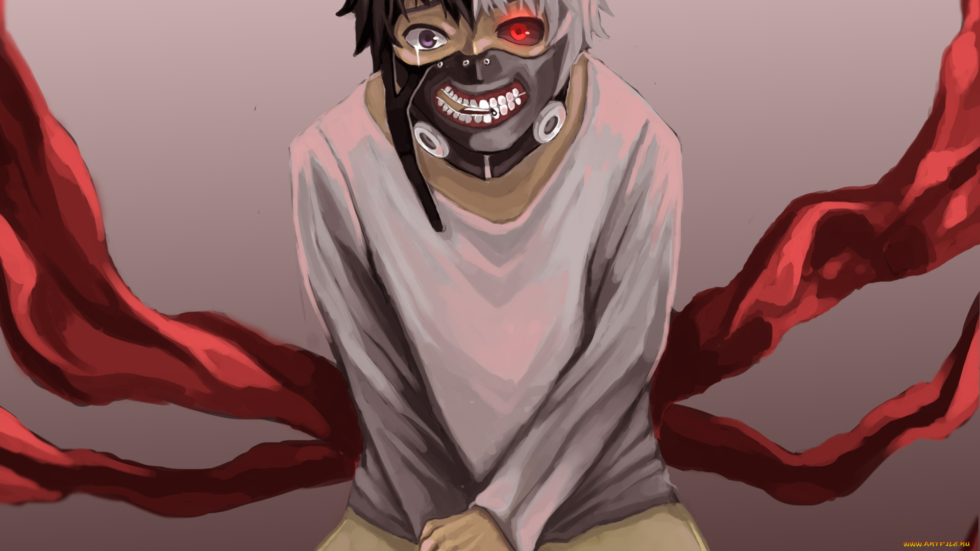 аниме, tokyo, ghoul, канеки, кен, токийский, гуль