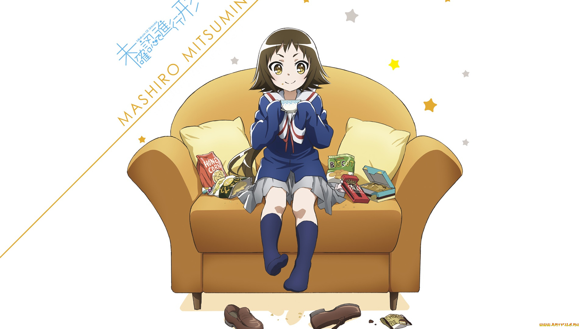 engaged, to, the, unidentified, аниме, mikakunin, de, shinkoukei, взгляд, девушка, фон