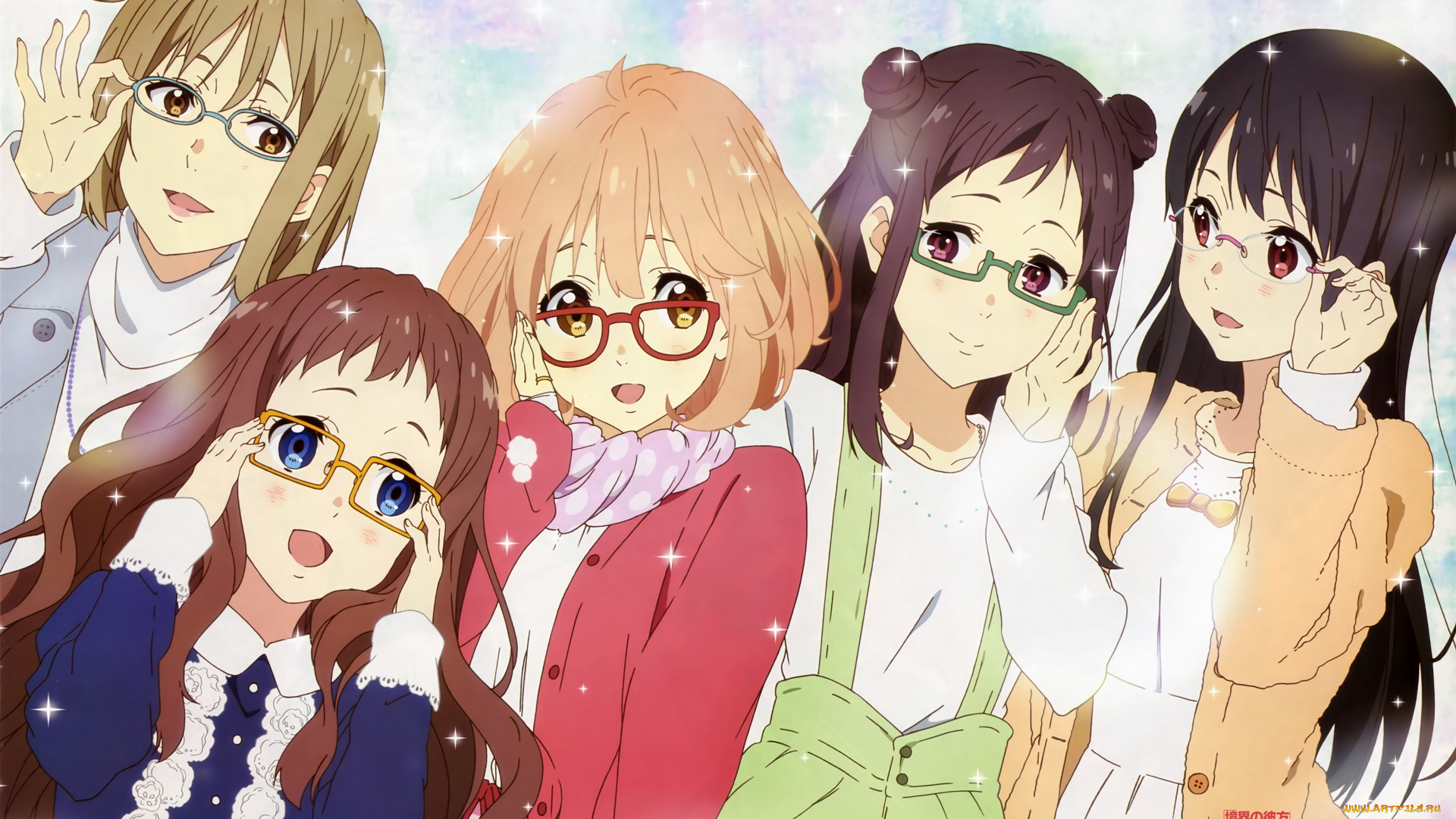 kyoukai, no, kanata, аниме, unknown, , другое, фон, взгляд, девушки