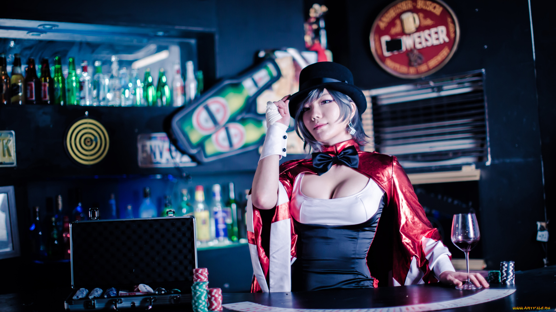 разное, cosplay, , косплей, бармен, девушка