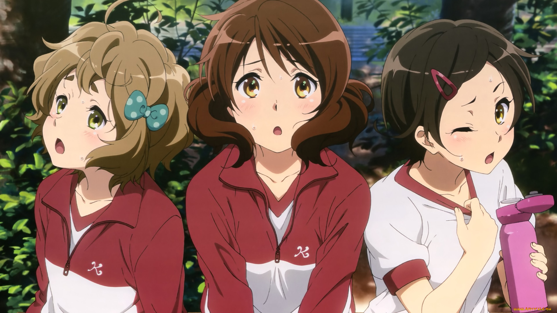 sound, horizon, аниме, фон, взгляд, девушки