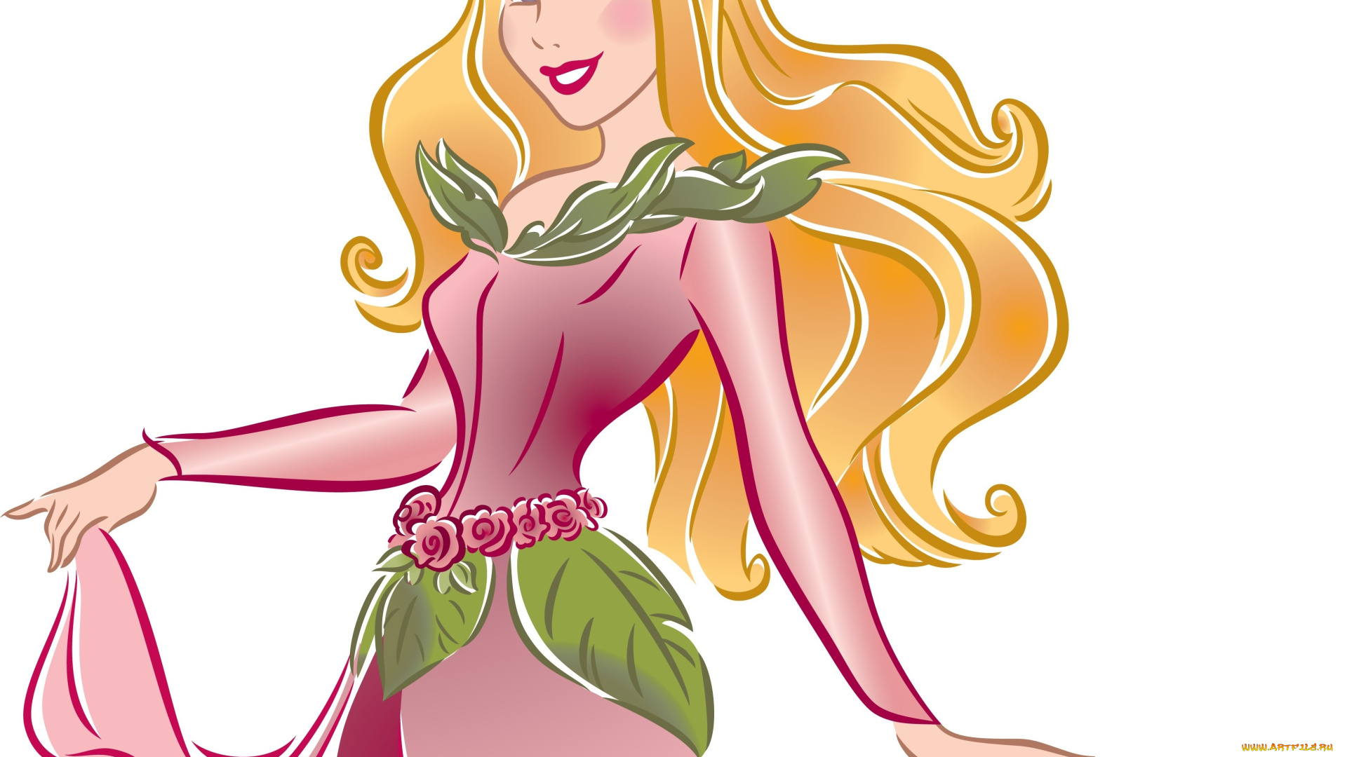 векторная, графика, девушки, , girls, взгляд, фон, улыбка, девушка