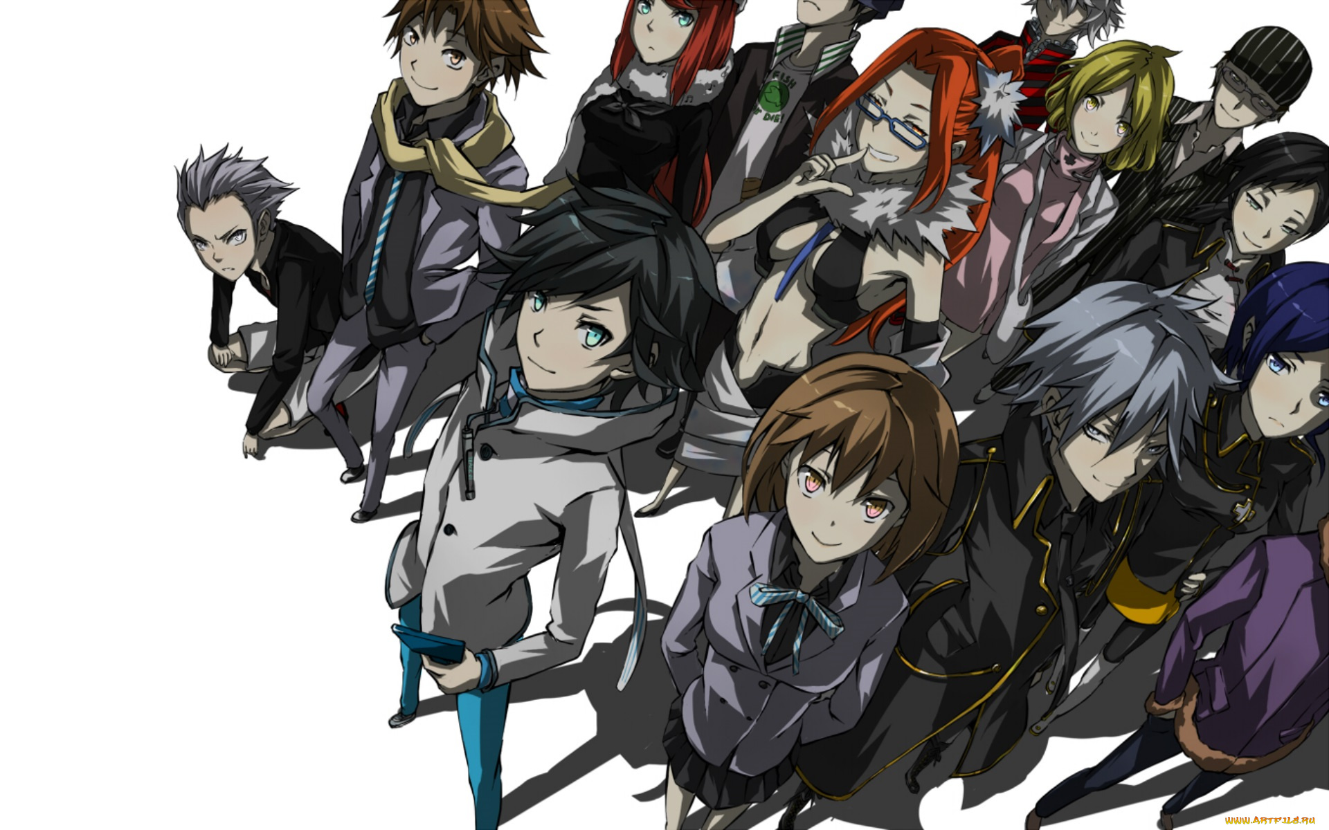 аниме, devil, survivor, парни, девушки