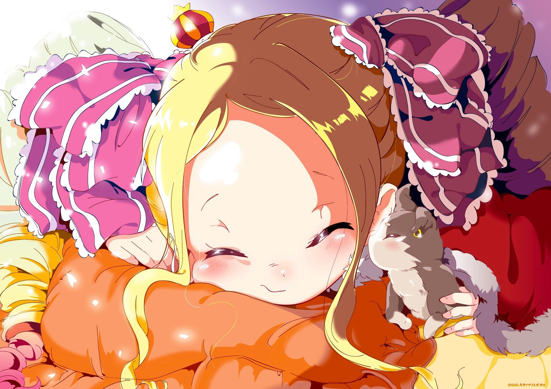 аниме, re, , zero, kara, hajimeru, isekai, seikatsu, фон, девушка, взгляд