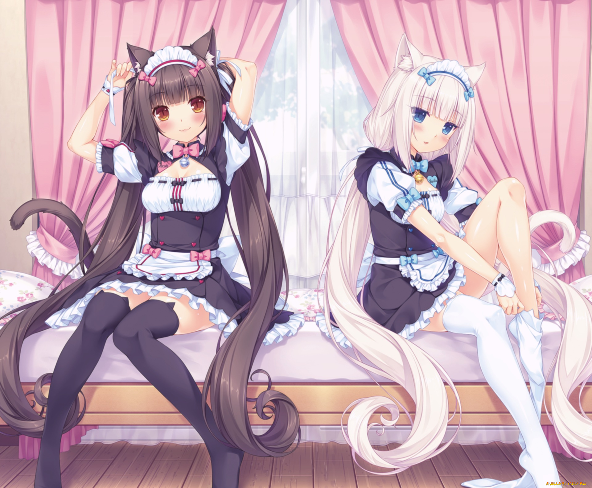 аниме, nekopara, девочки
