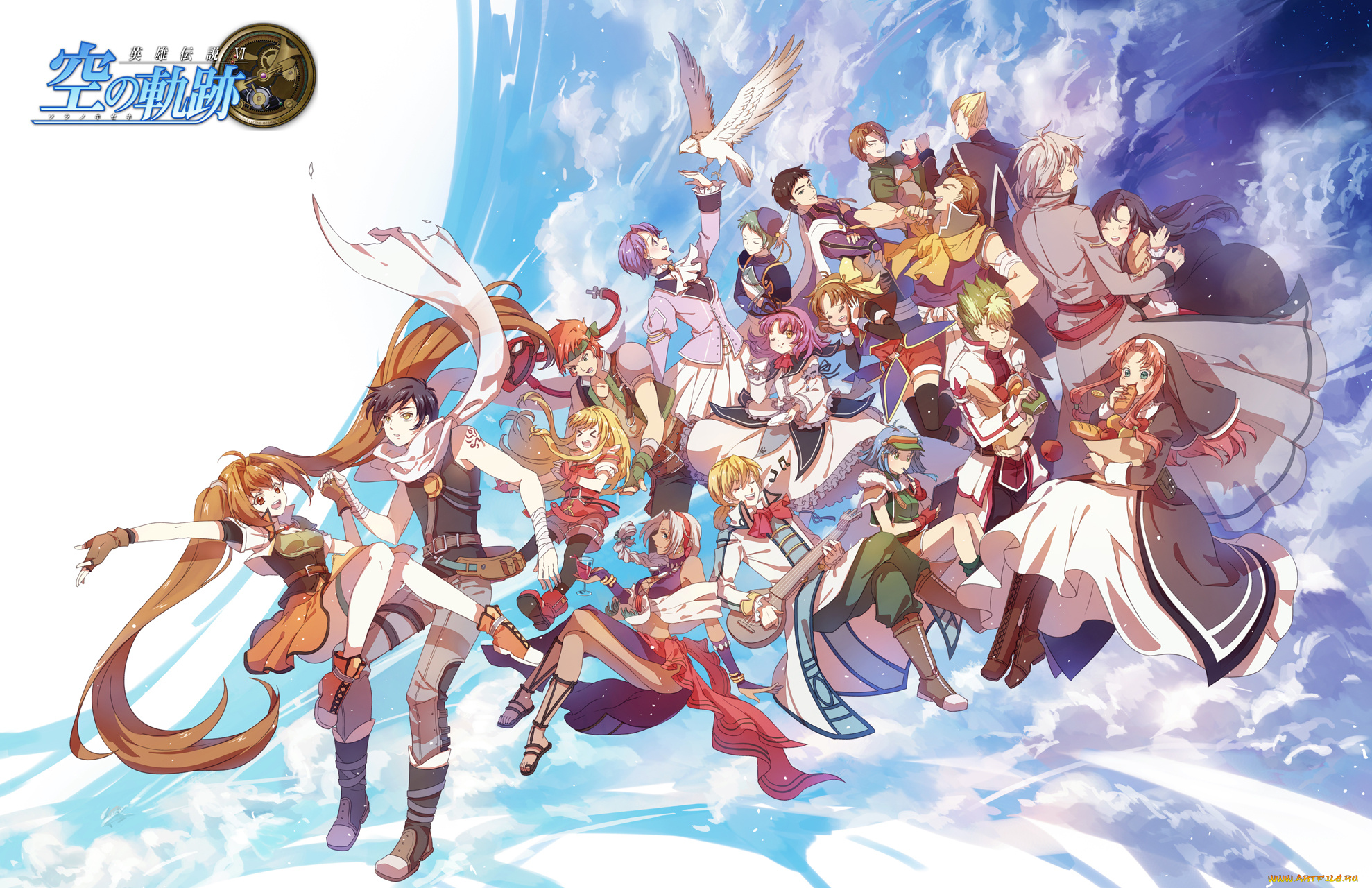 аниме, eiyuu, densetsu, , sora, no, kiseki, sora, no, kiseki, eiyuu, densetsu