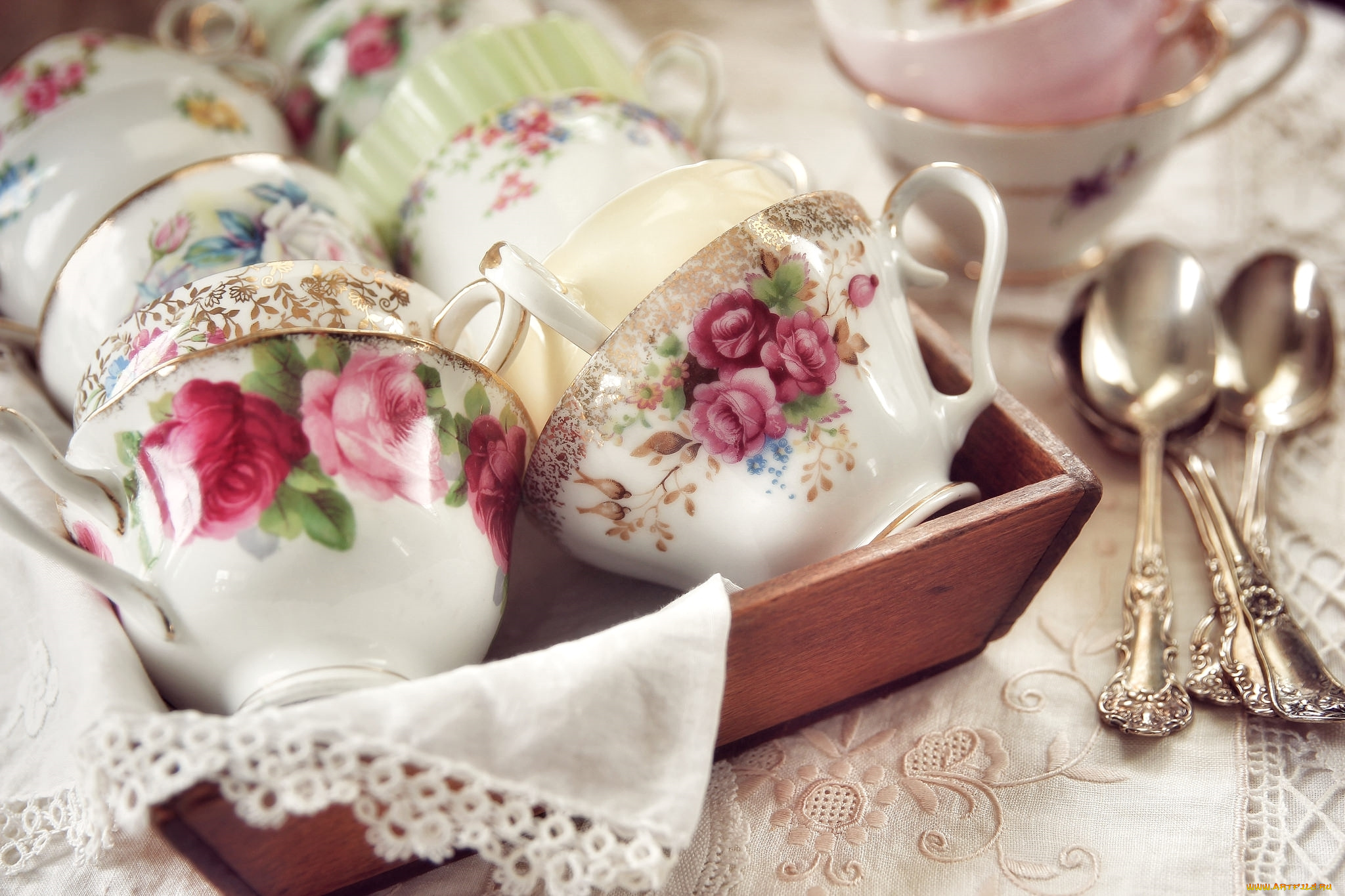 разное, посуда, , столовые, приборы, , кухонная, утварь, чашки, рисунок, ложки