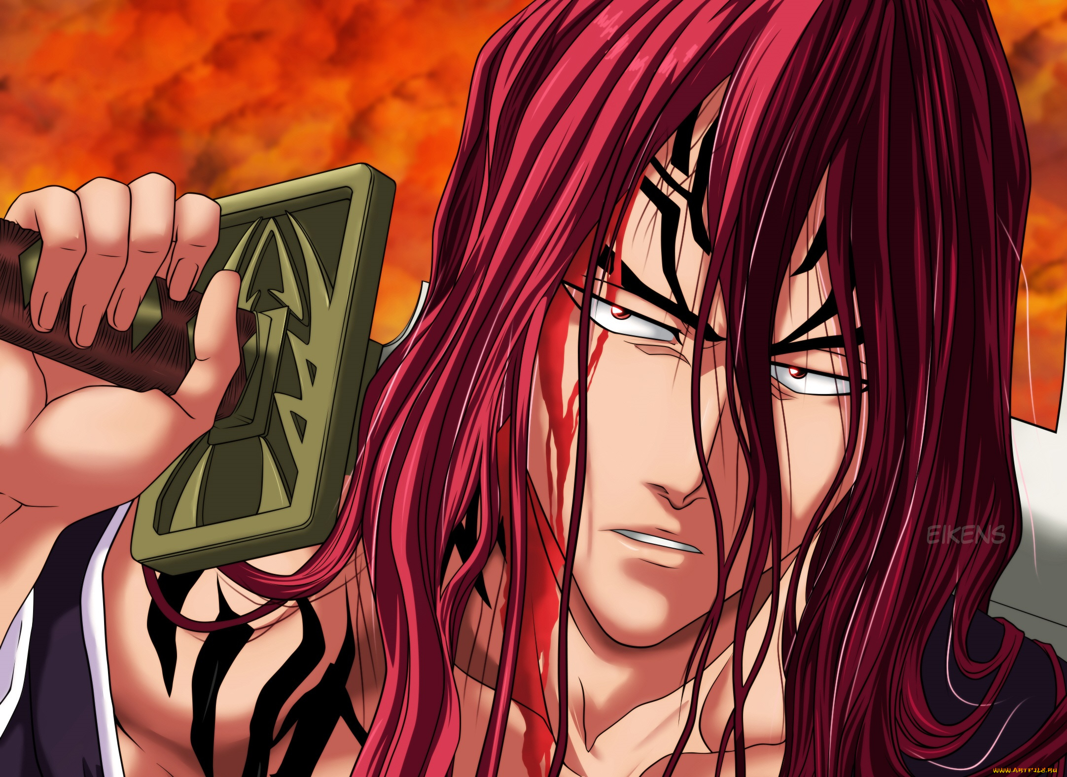 аниме, bleach, ренджи