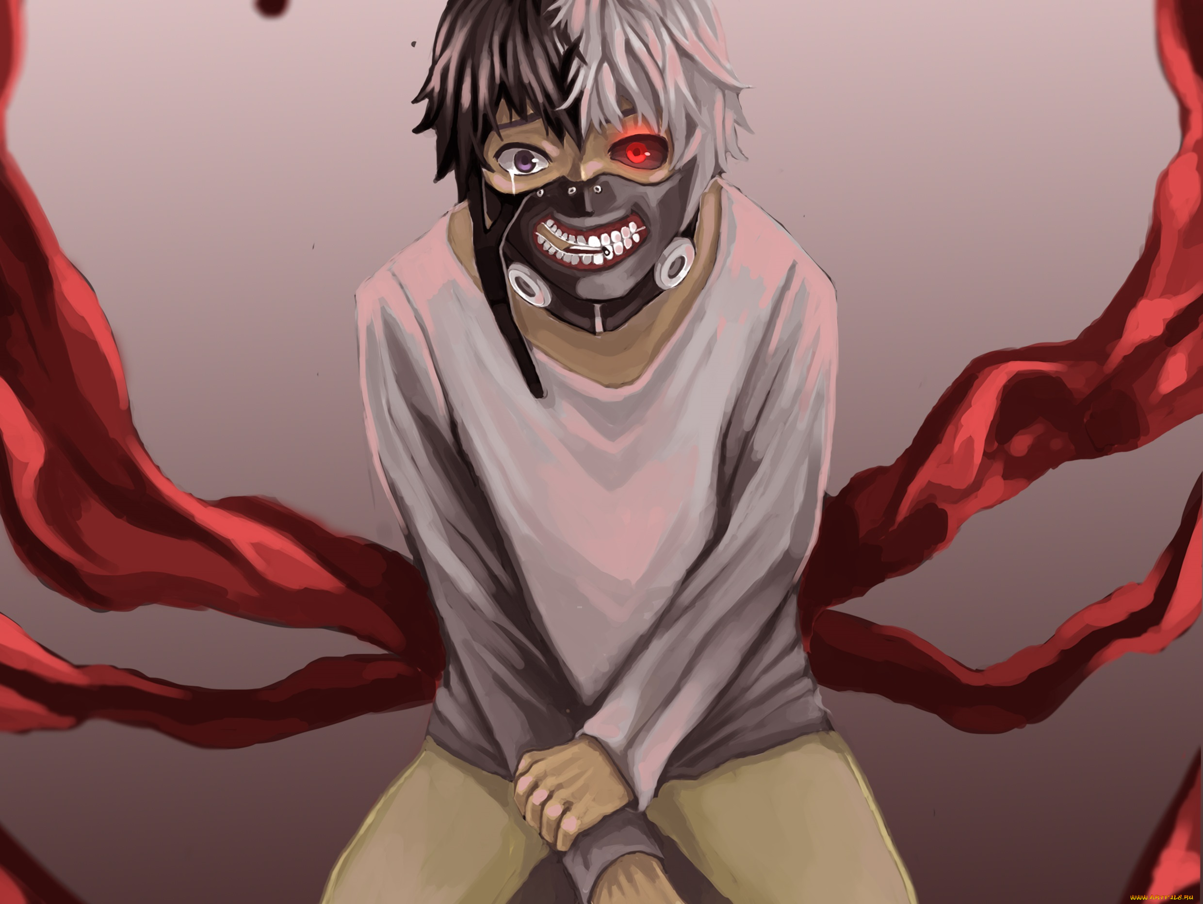 аниме, tokyo, ghoul, канеки, кен, токийский, гуль