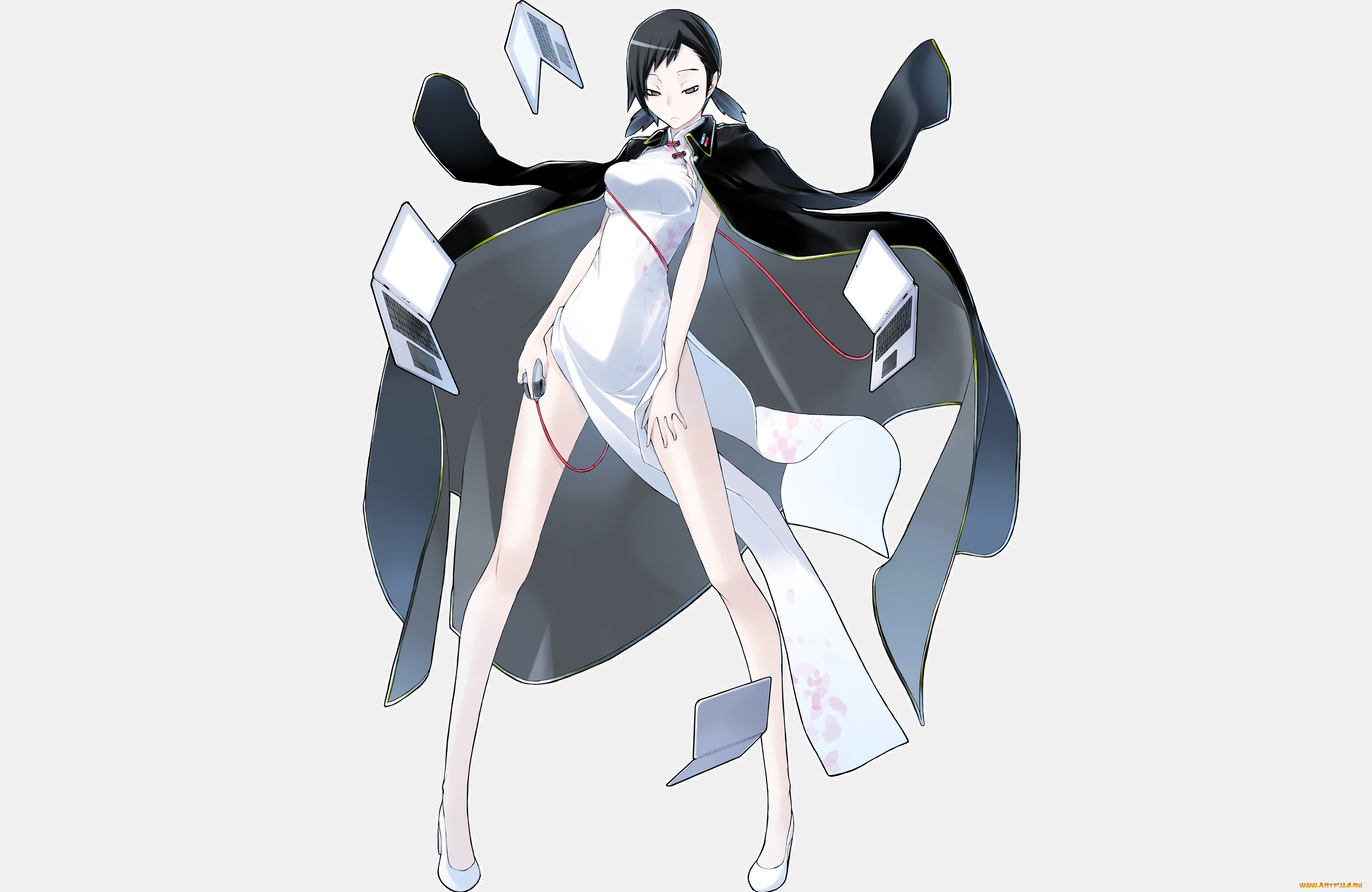 аниме, devil, survivor, девушка