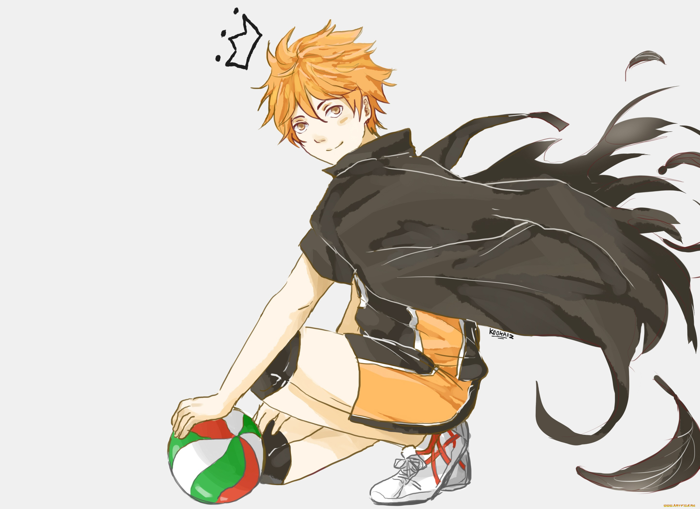 аниме, haikyuu, хината, сё