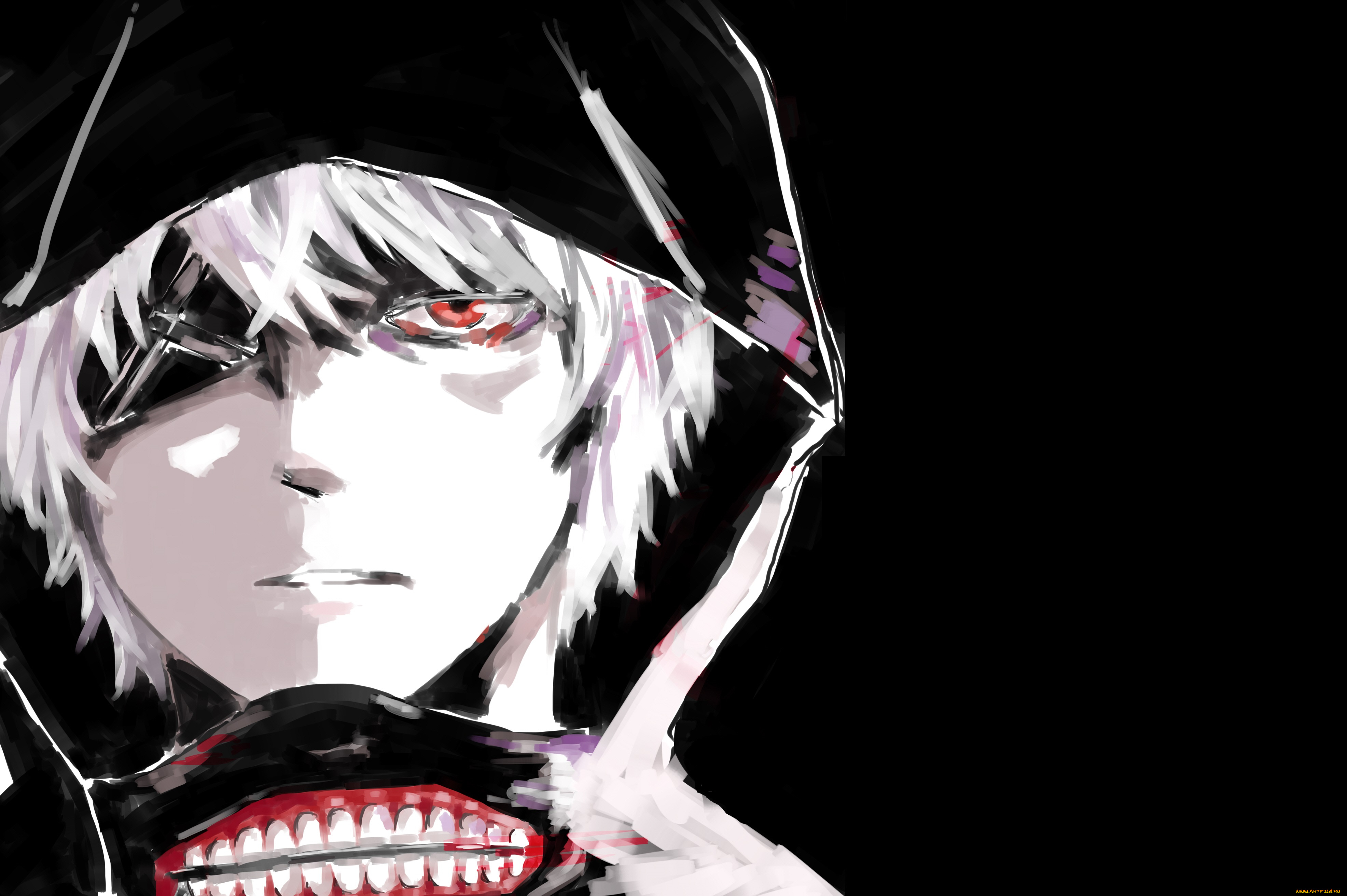 аниме, tokyo, ghoul, канеки, токийский, гуль