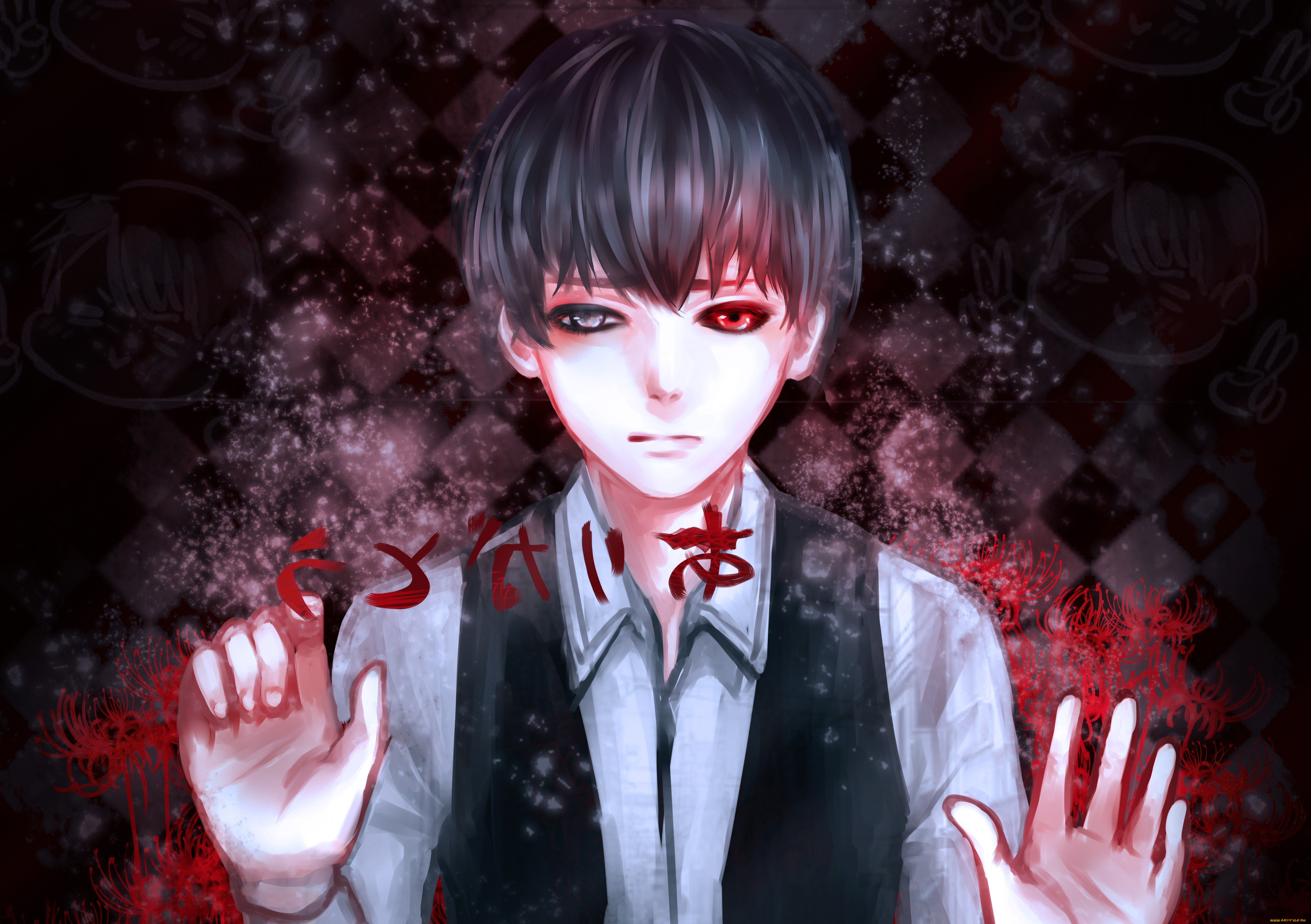 аниме, tokyo, ghoul, канеки, кен
