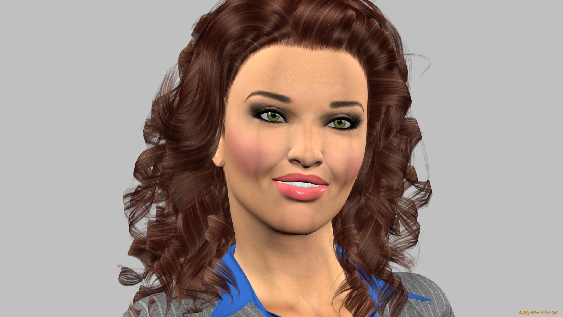 3д, графика, люди, , people, девушка, взгляд, фон