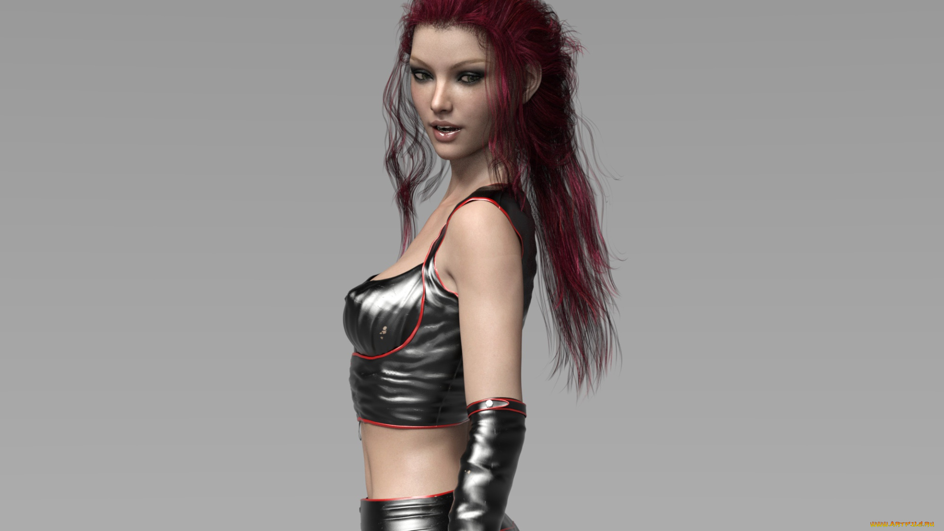 3д, графика, люди, , people, девушка, взгляд, фон