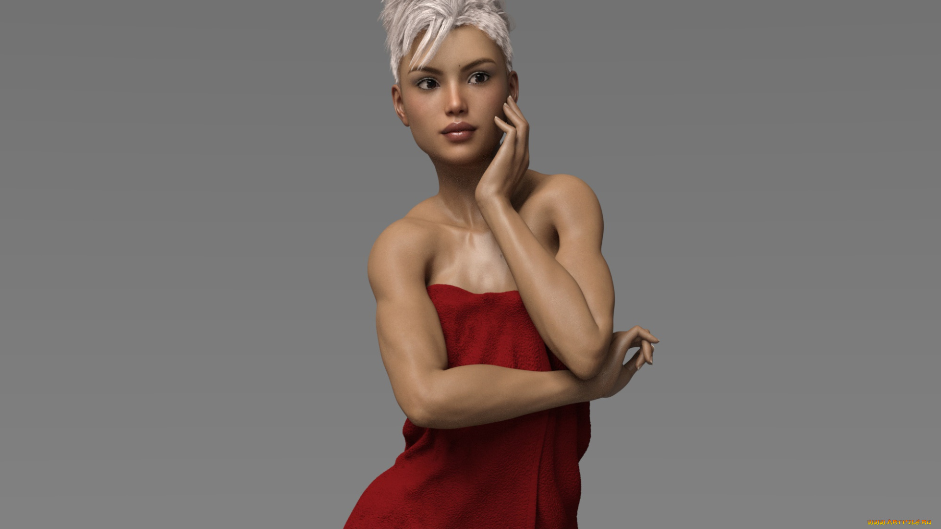 3д, графика, люди, , people, девушка, взгляд, фон