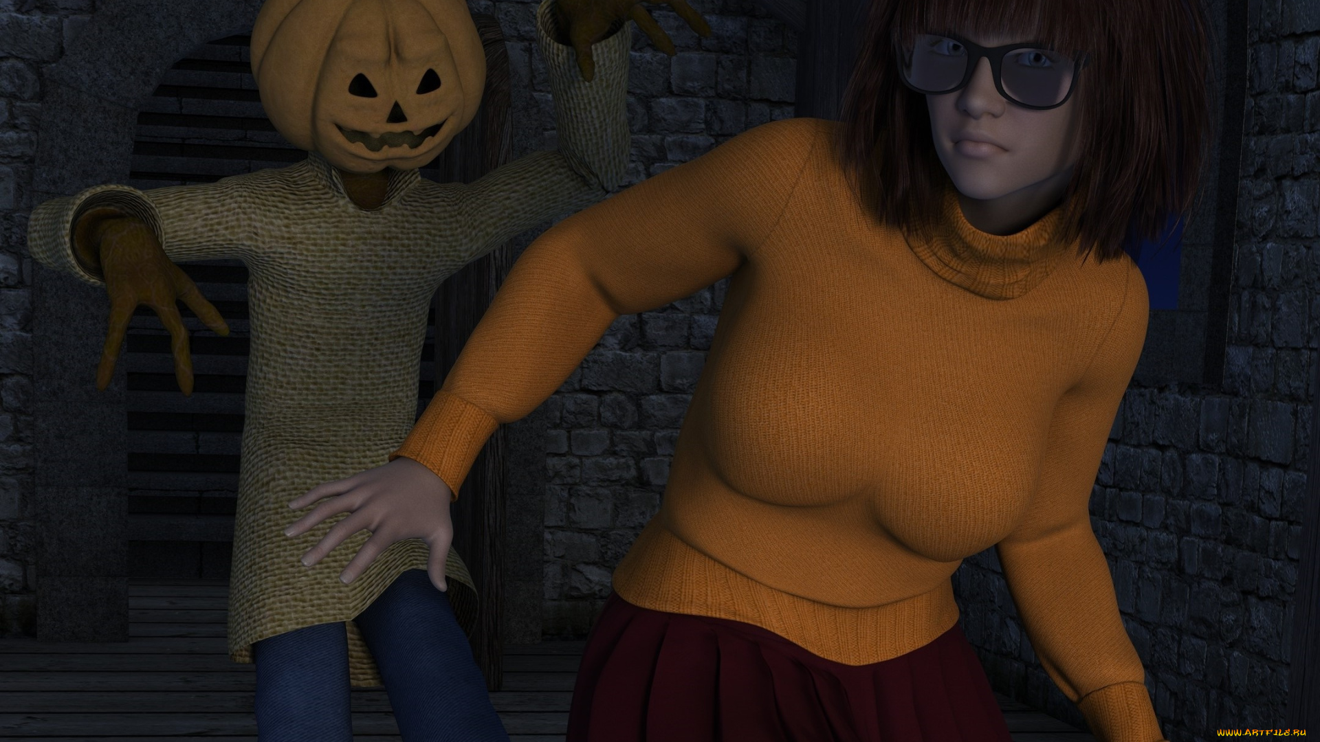 3д, графика, праздники, , holidays, девушка, взгляд, фон