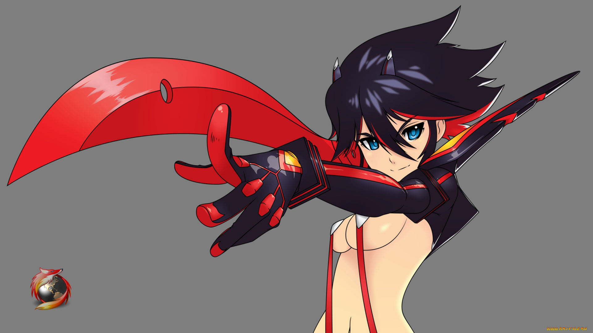 компьютеры, mozilla, firefox, логотип, фон, взгляд, девушка