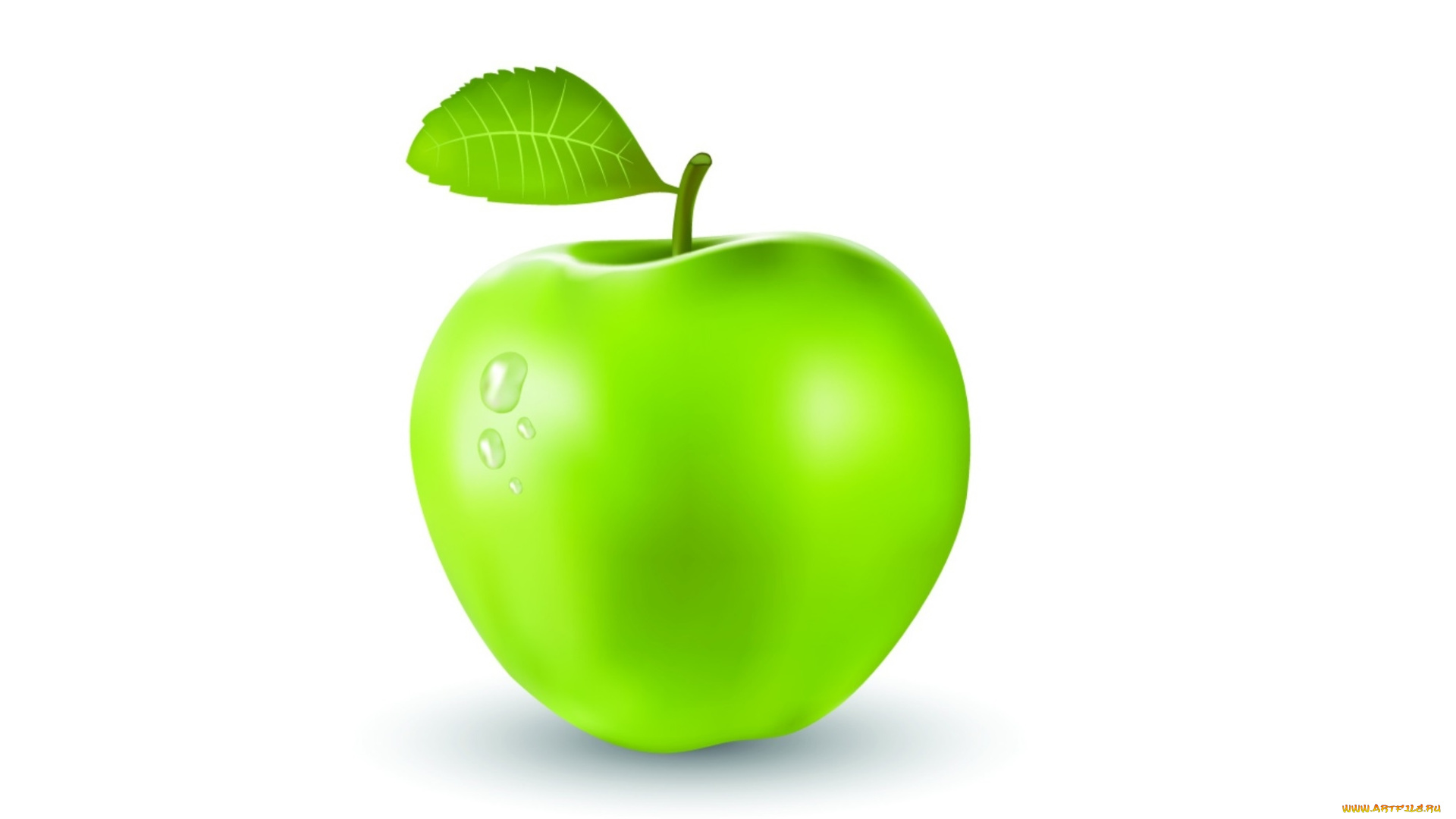векторная, графика, еда, , food, яблоко, фон