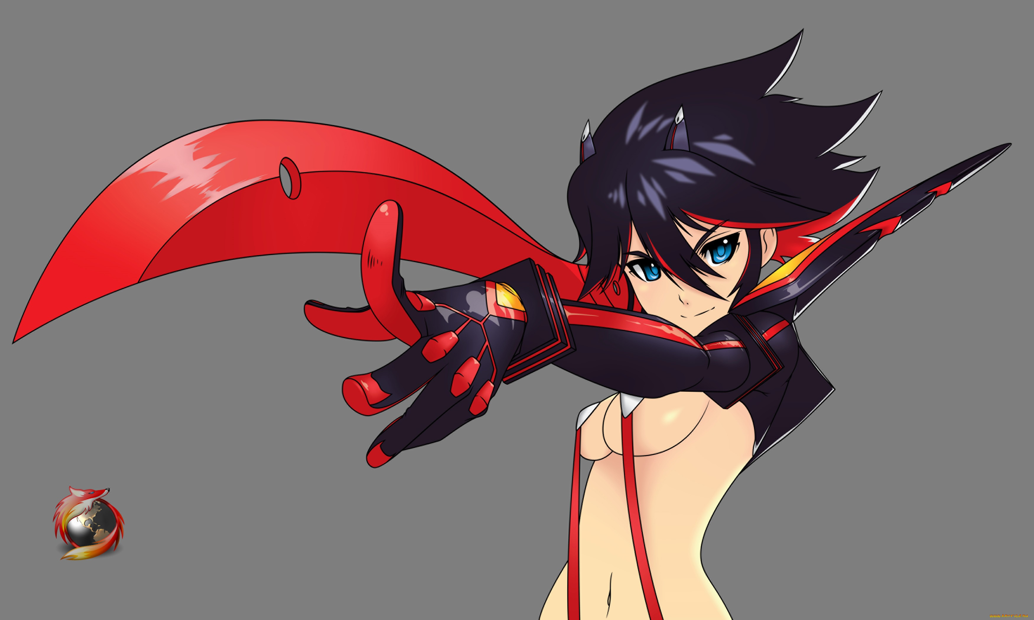 компьютеры, mozilla, firefox, логотип, фон, взгляд, девушка