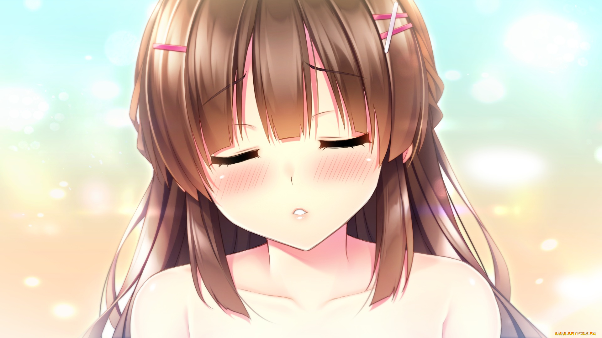 аниме, unknown, , другое, , фон, взгляд, девушка