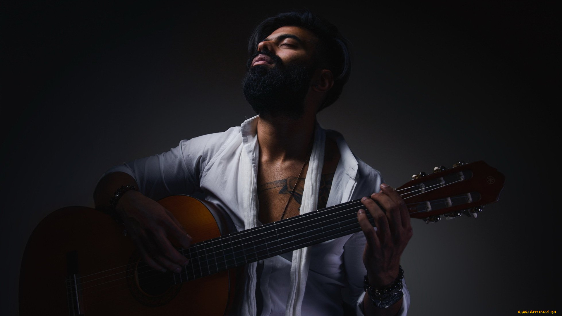 музыка, -другое, гитара, мужчина