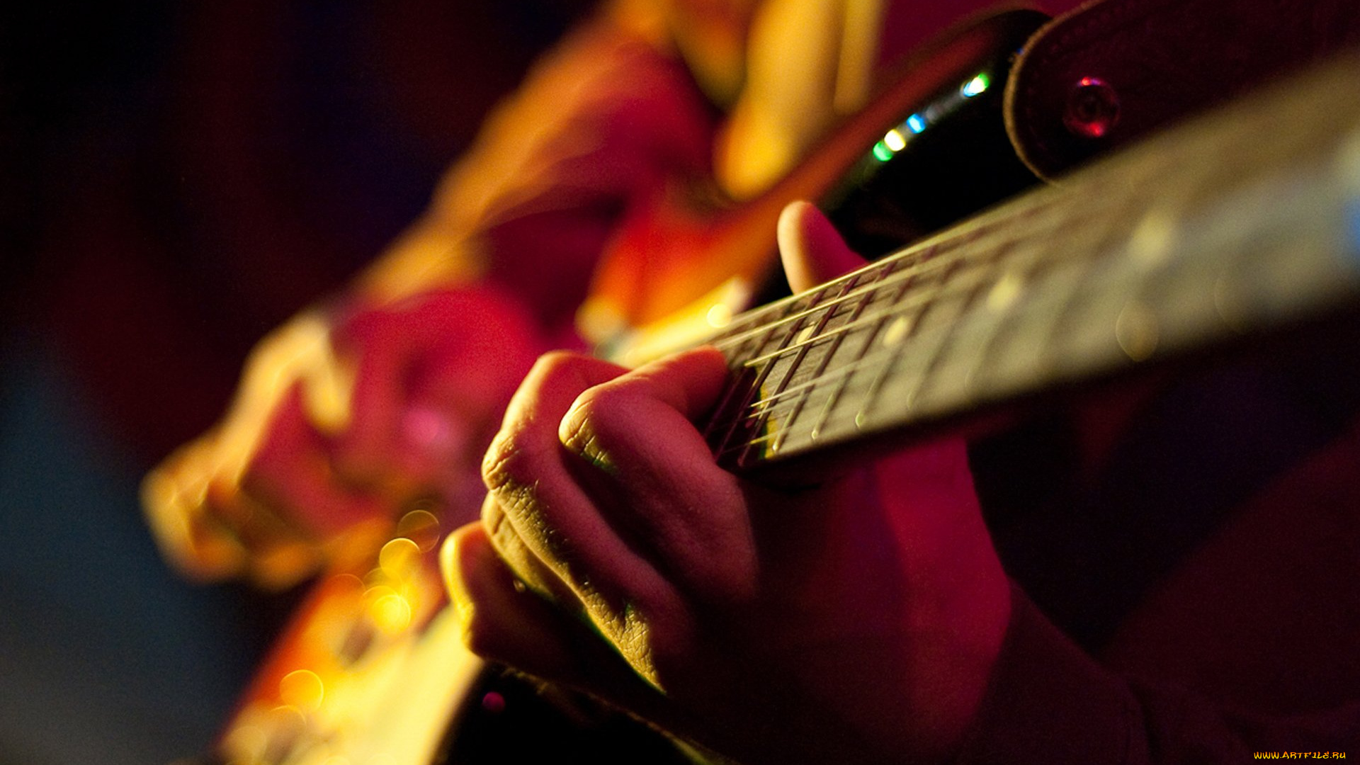 музыка, -музыкальные, инструменты, рука, гитара