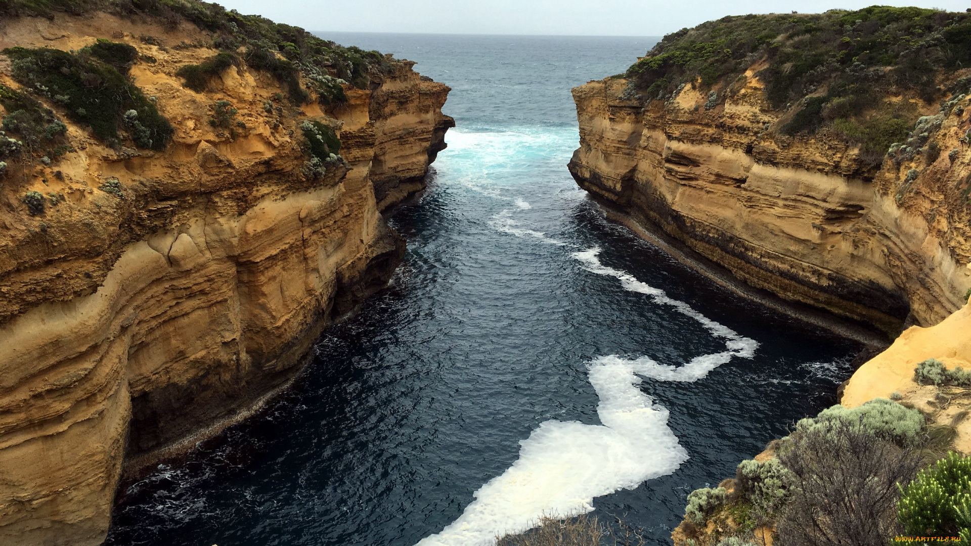 природа, побережье, бухта