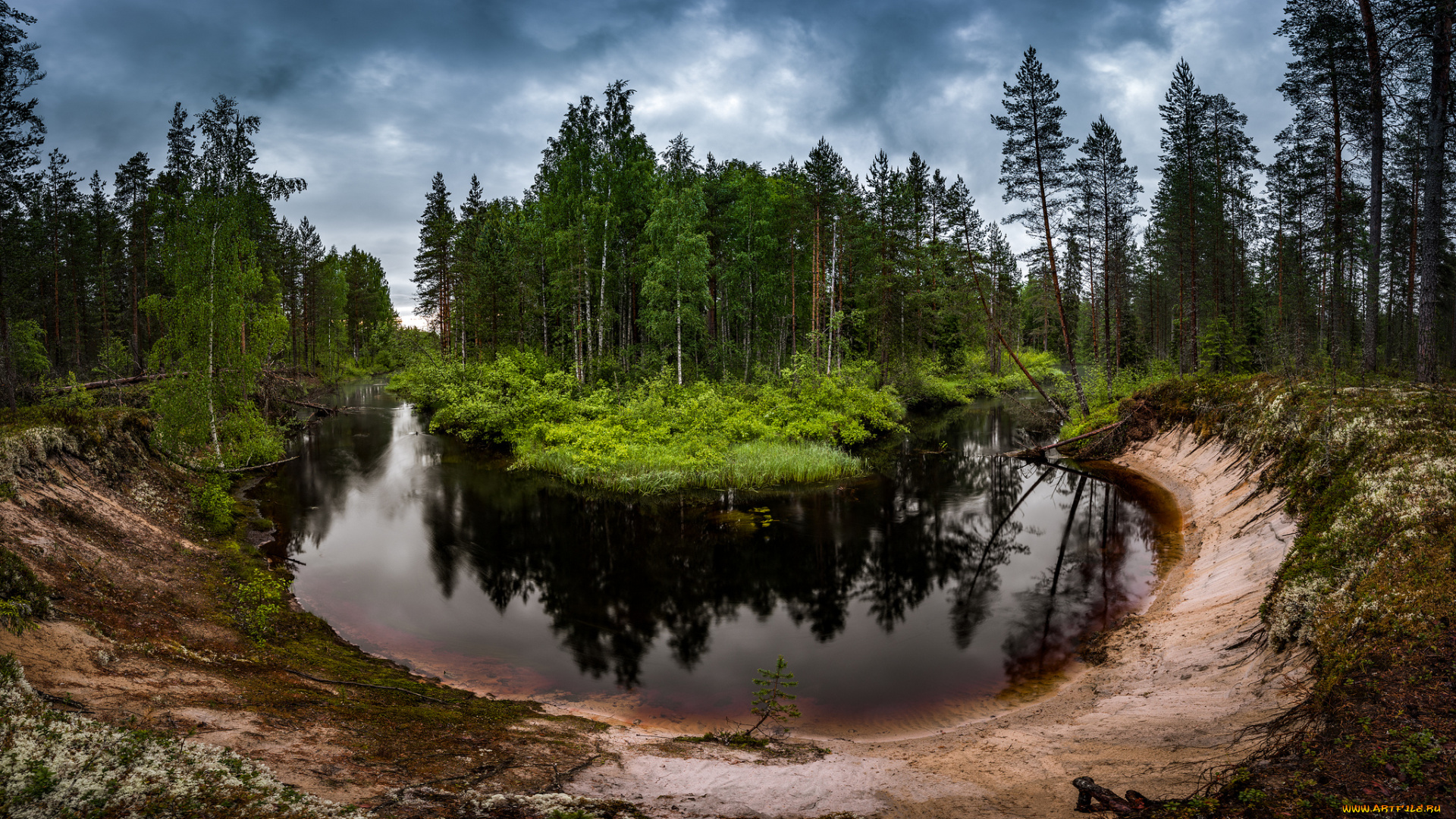 природа, реки, озера, простор