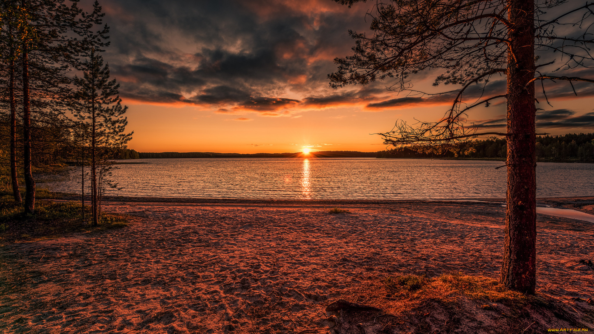 природа, восходы, закаты, простор