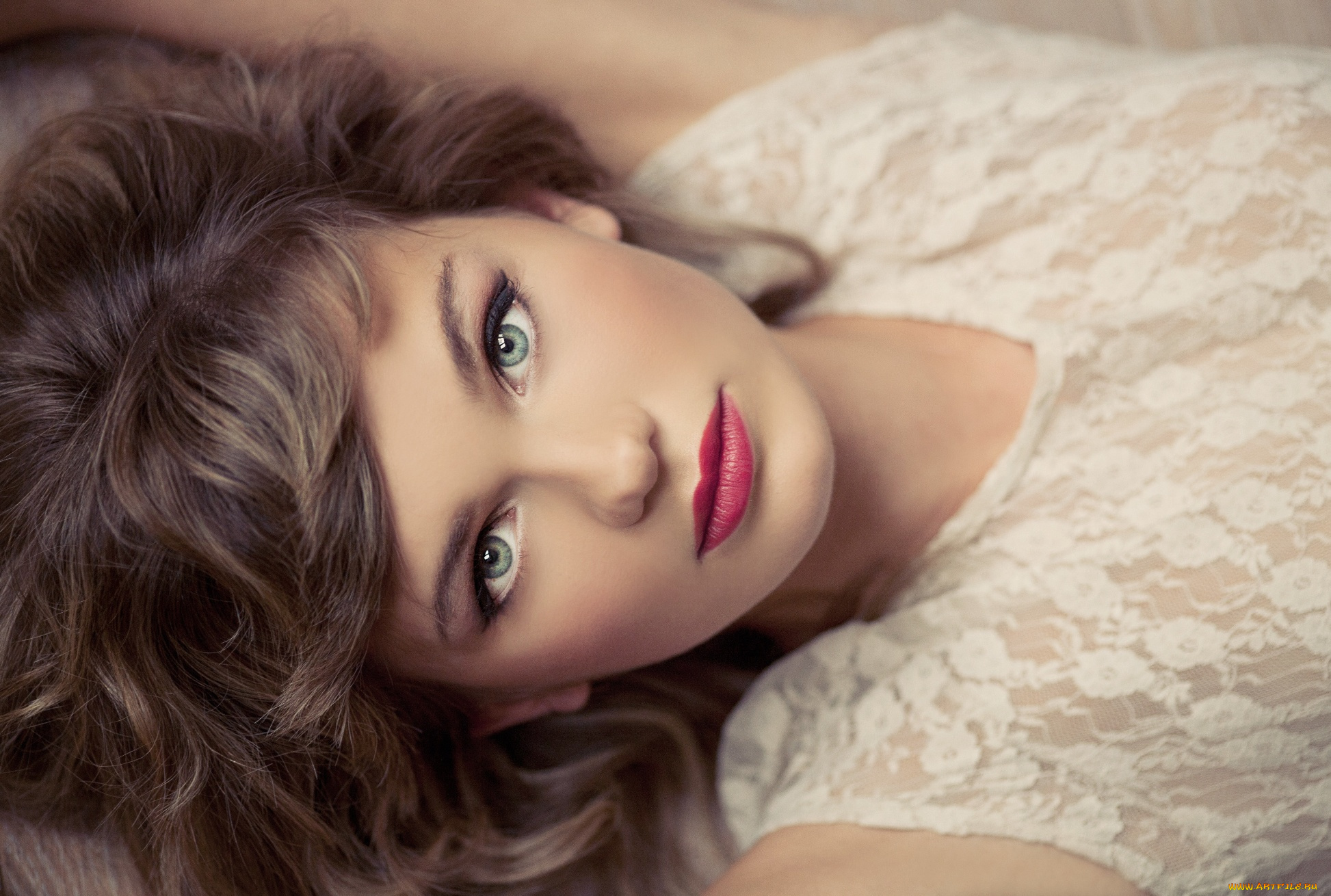 девушки, -unsort, , лица, , портреты, кружево, лицо, шатенка