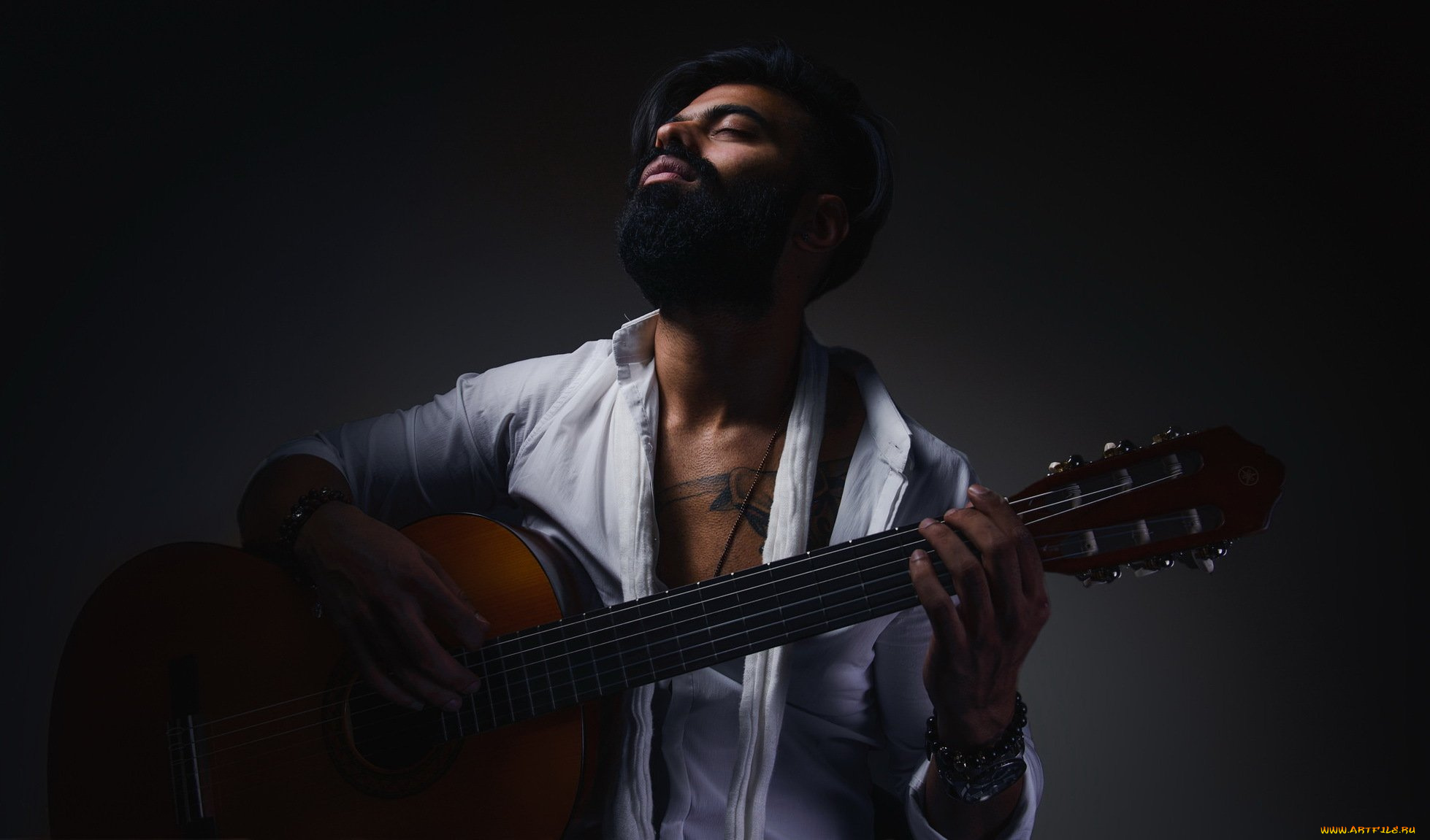 музыка, -другое, гитара, мужчина