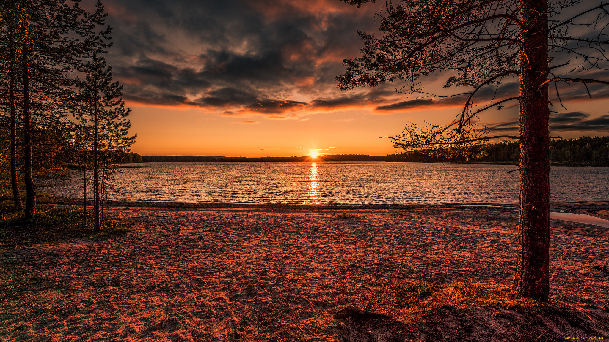 природа, восходы, закаты, простор