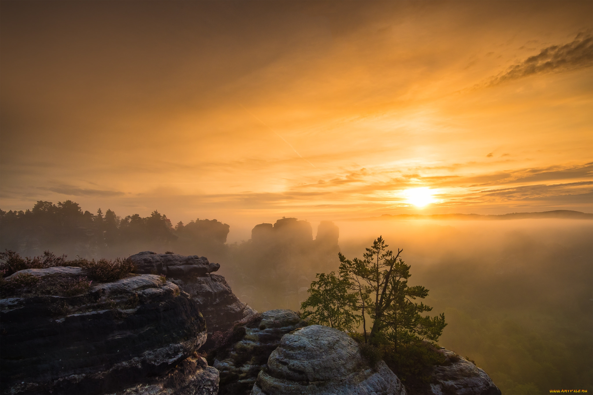 природа, горы, простор