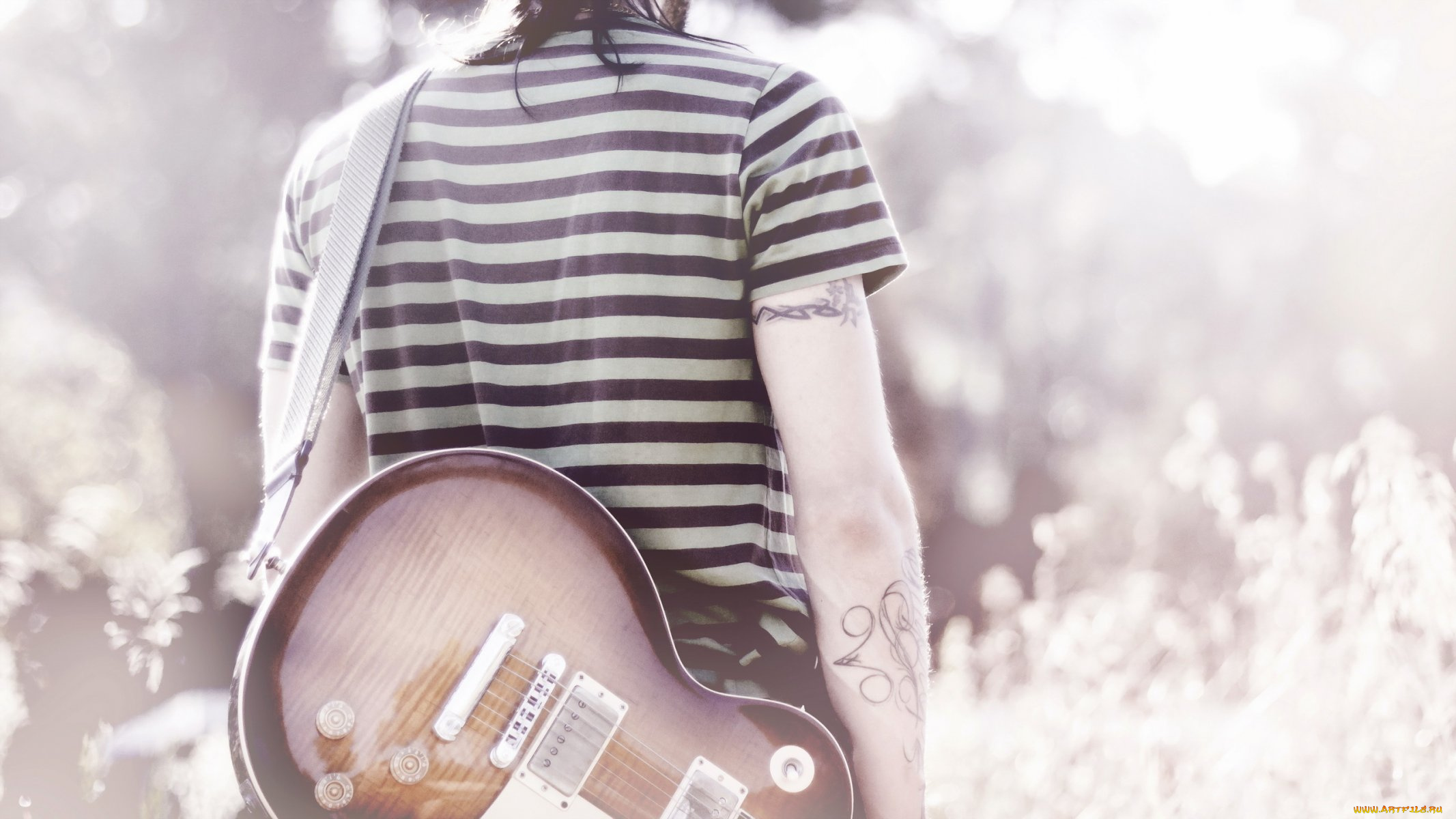 музыка, -музыкальные, инструменты, человек, гитара