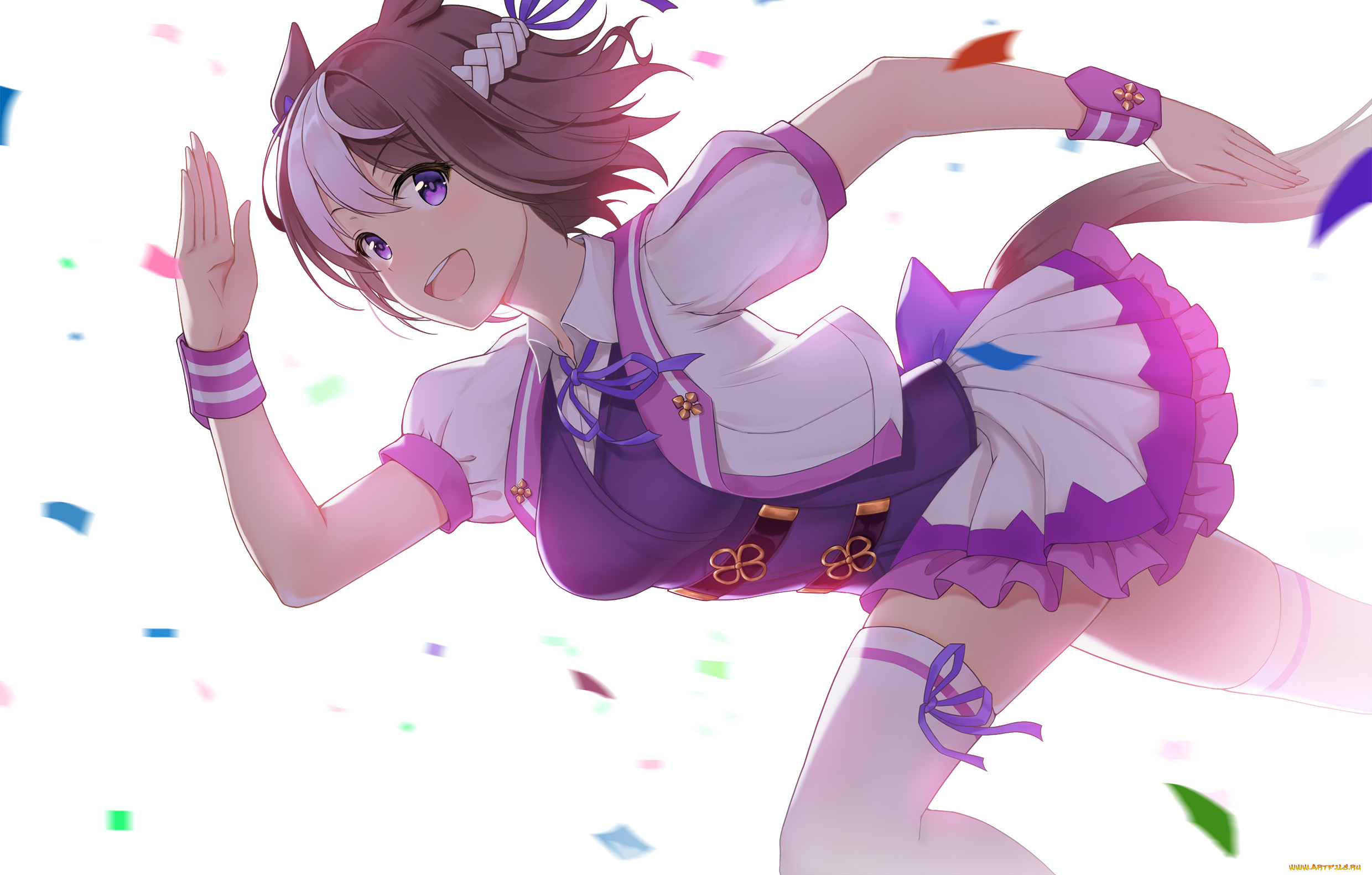 uma, musume, pretty, derby, аниме, uma, musume, , pretty, derby, фон, взгляд, девушка