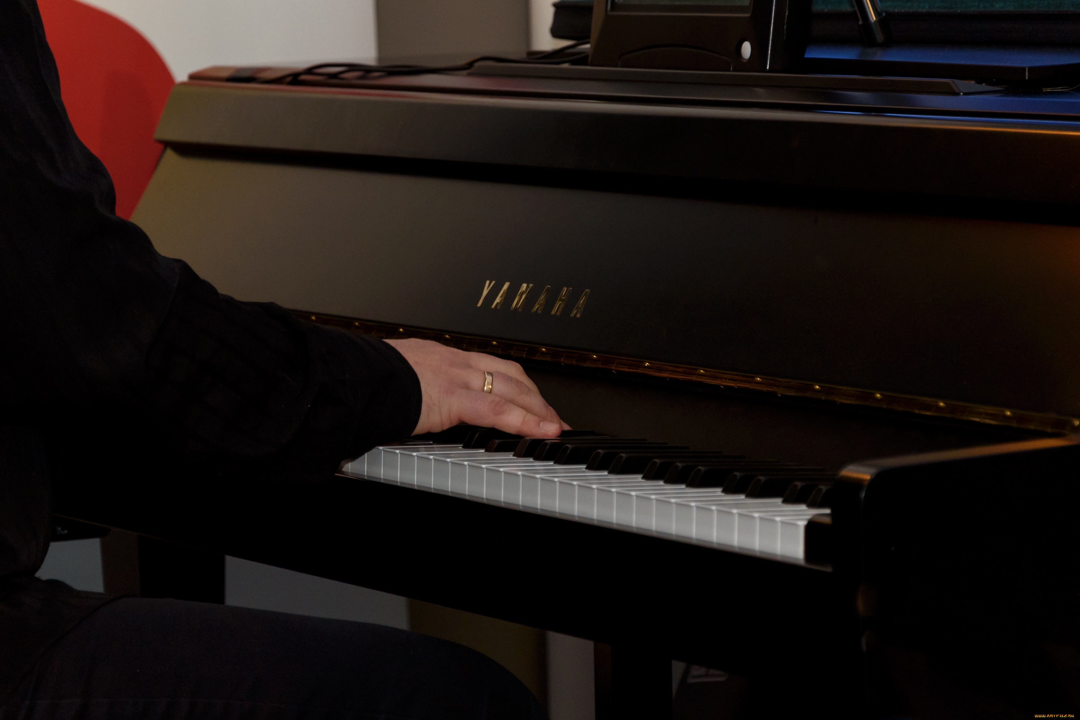 музыка, -музыкальные, инструменты, руки, фортепиано