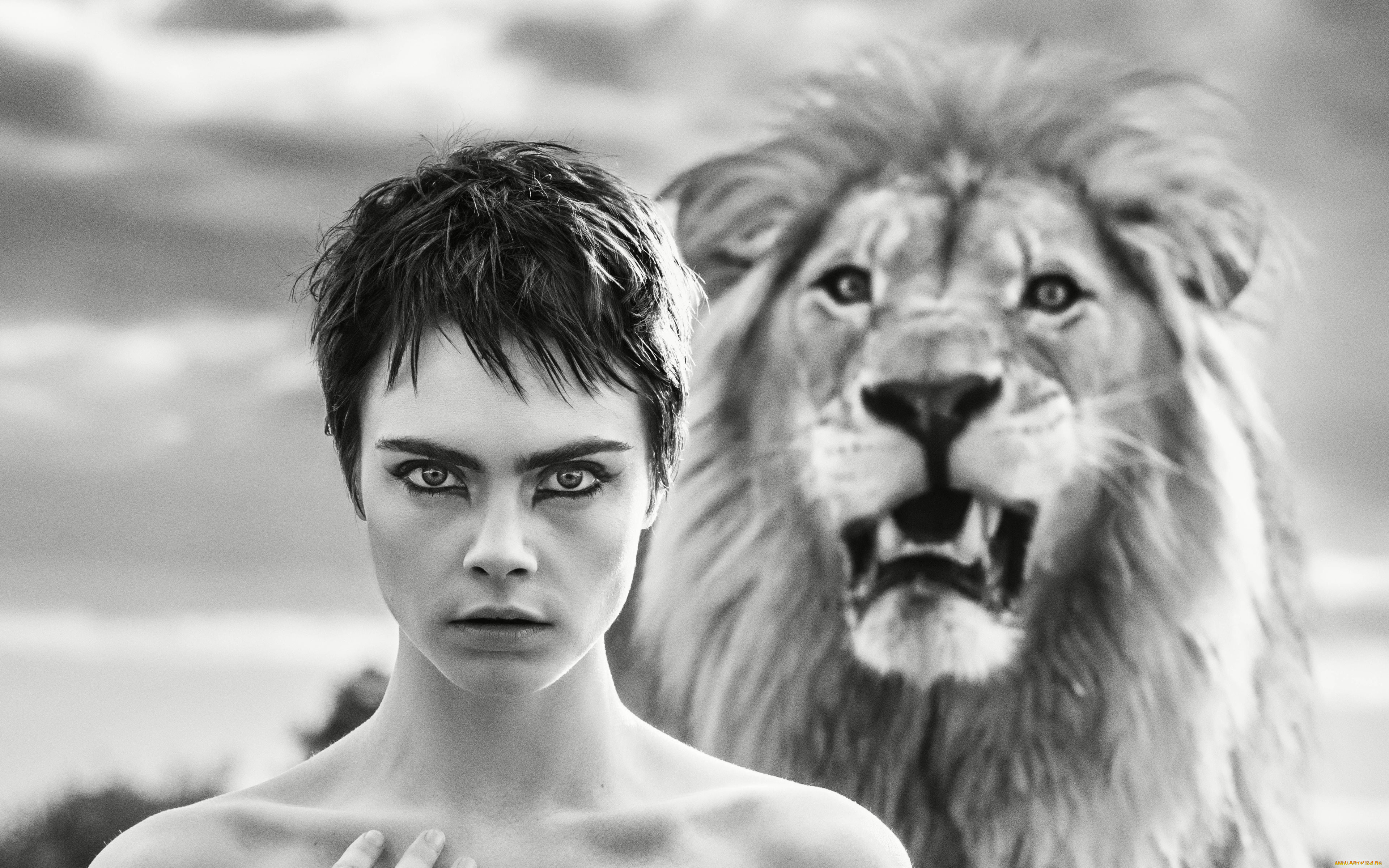 кара, делевинь, девушки, cara, delevingne, монохромное, фото, макияж, портрет, фотосессия, актриса, cara, delevingne, британская, топ-модель