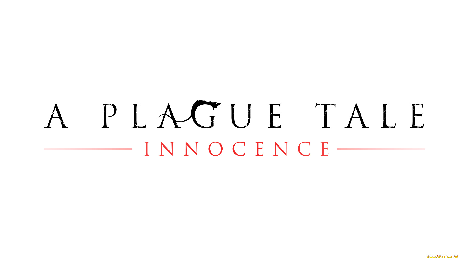 видео, игры, a, plague, tale, , innocence, надпись, название, белый, фон