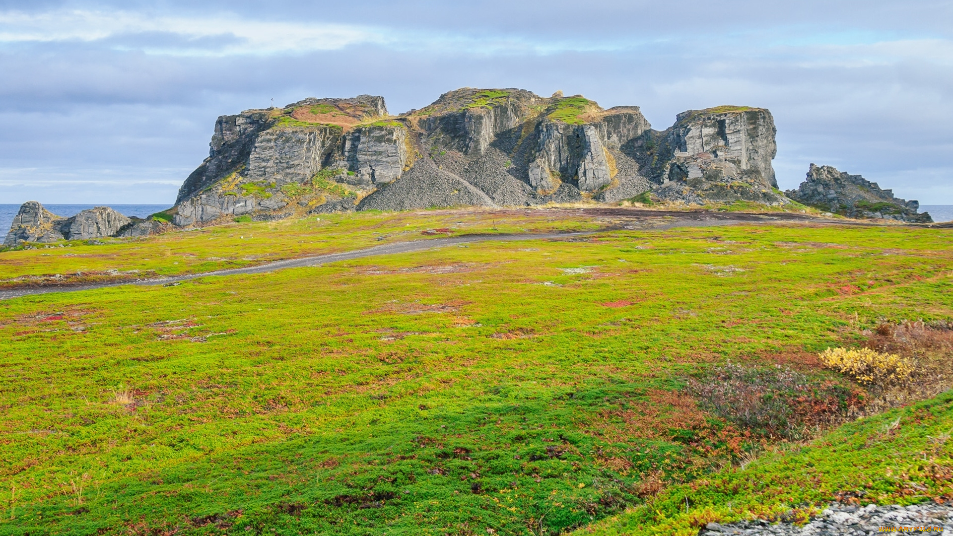полуостров, рыбачий, природа, горы, полуостров, рыбачий, кольский, россия, берег, море, скалы