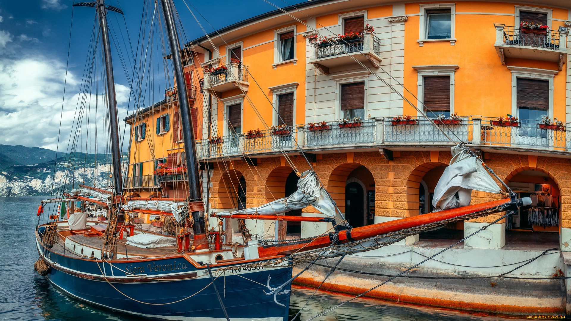 корабли, парусники, парусник