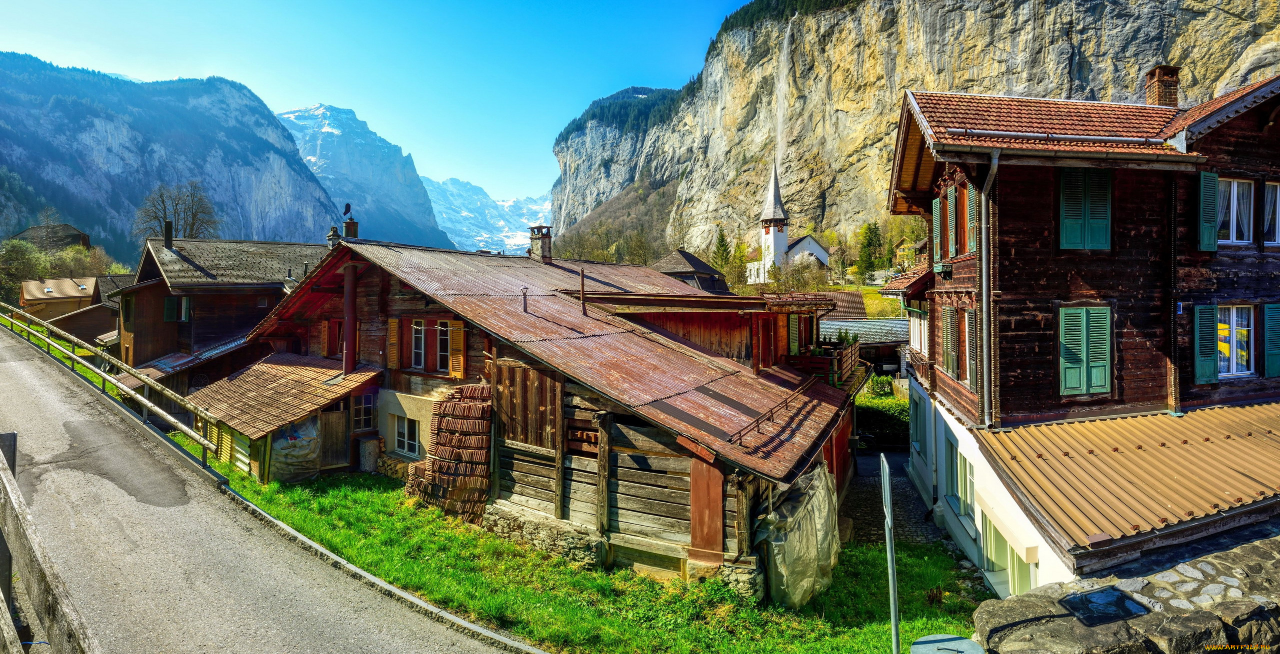 lauterbrunnen, switzerland, города, лаутербруннен, , швейцария