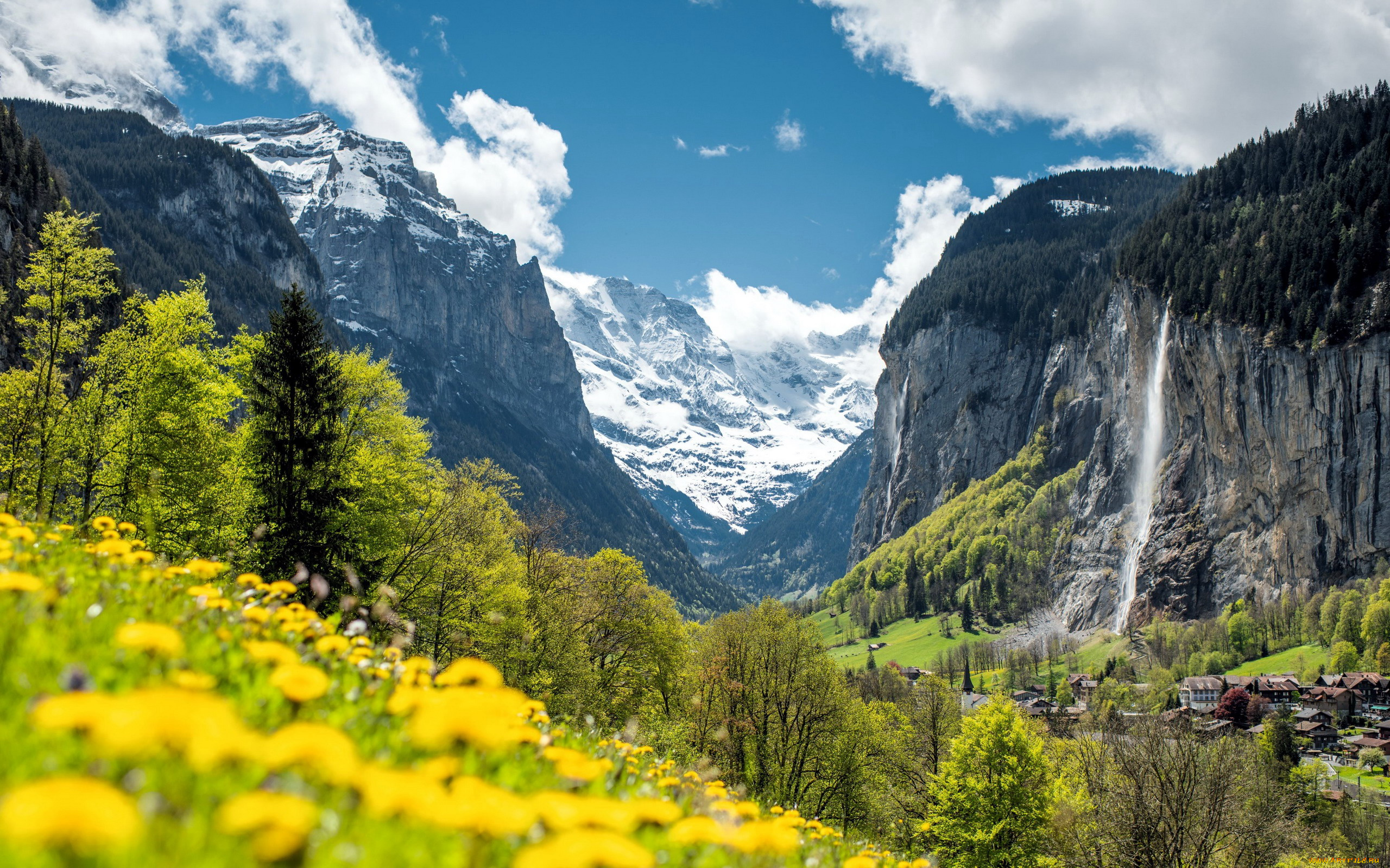 lauterbrunnen, switzerland, города, лаутербруннен, , швейцария