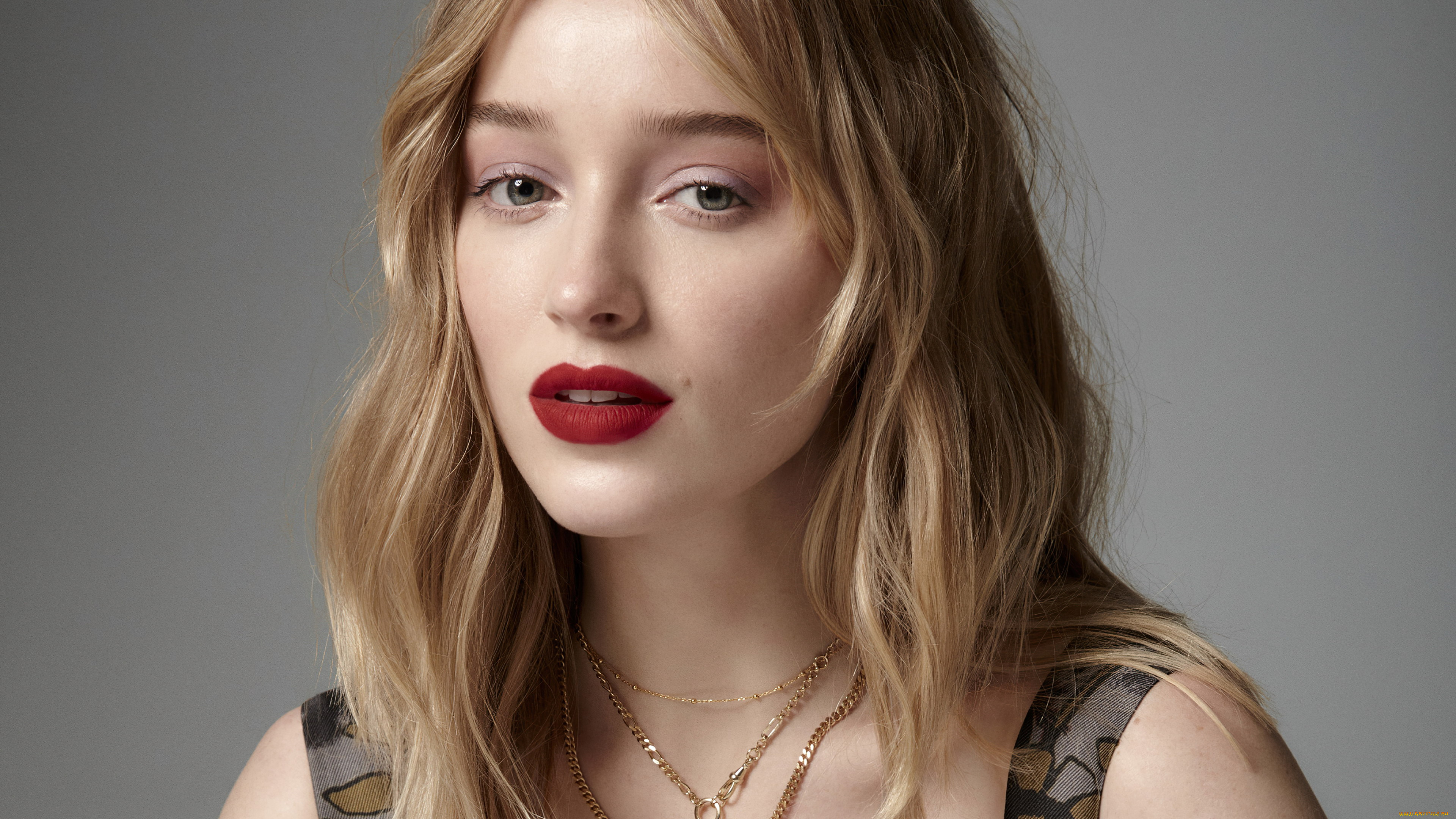 девушки, phoebe, dynevor, блондинка, лицо