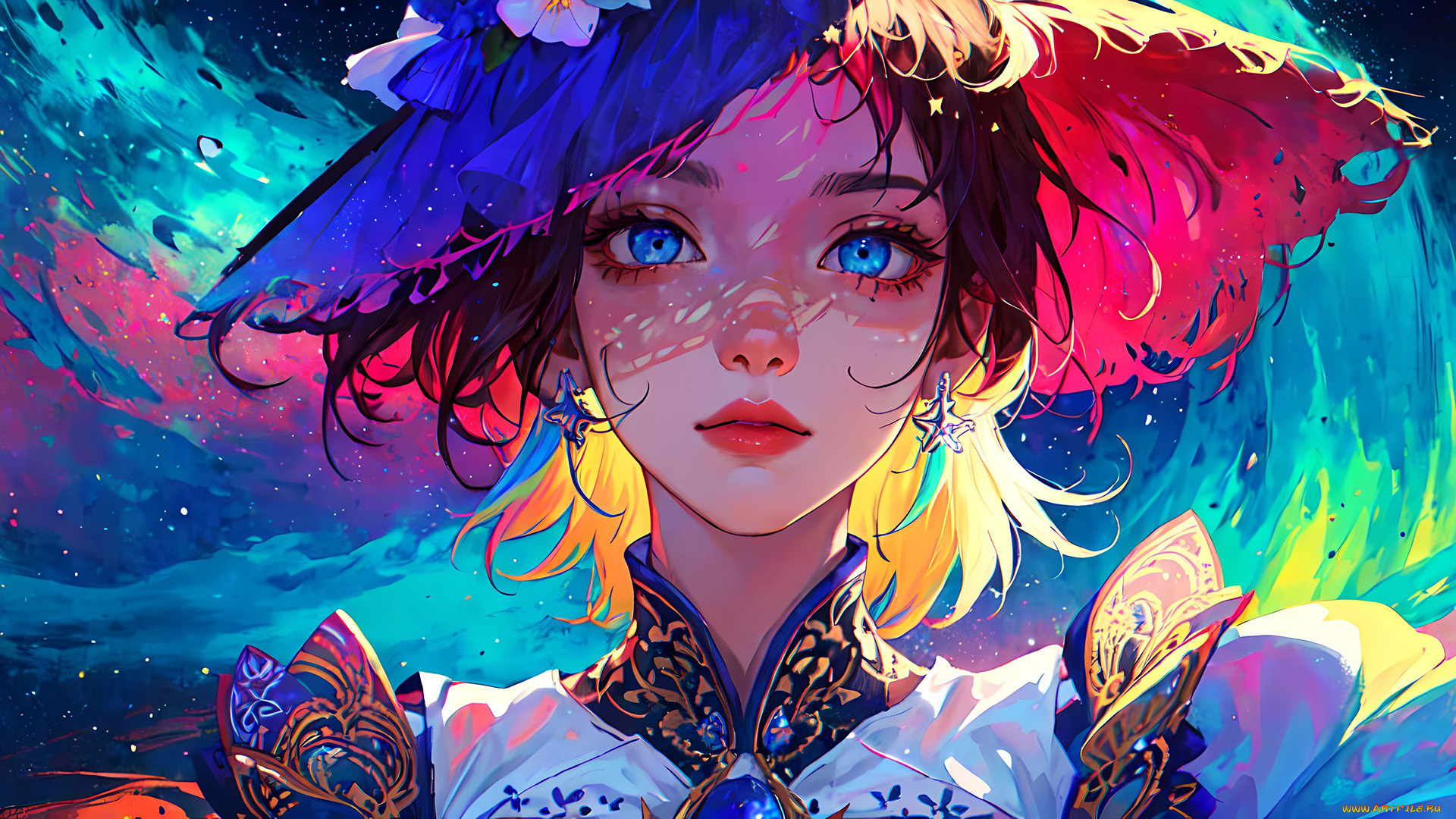 аниме, unknown, , другое, , нейросети, графика, нейроарт, ai, art, нейронные, сети, рисунки, нейро, искусство, лицо, девушки