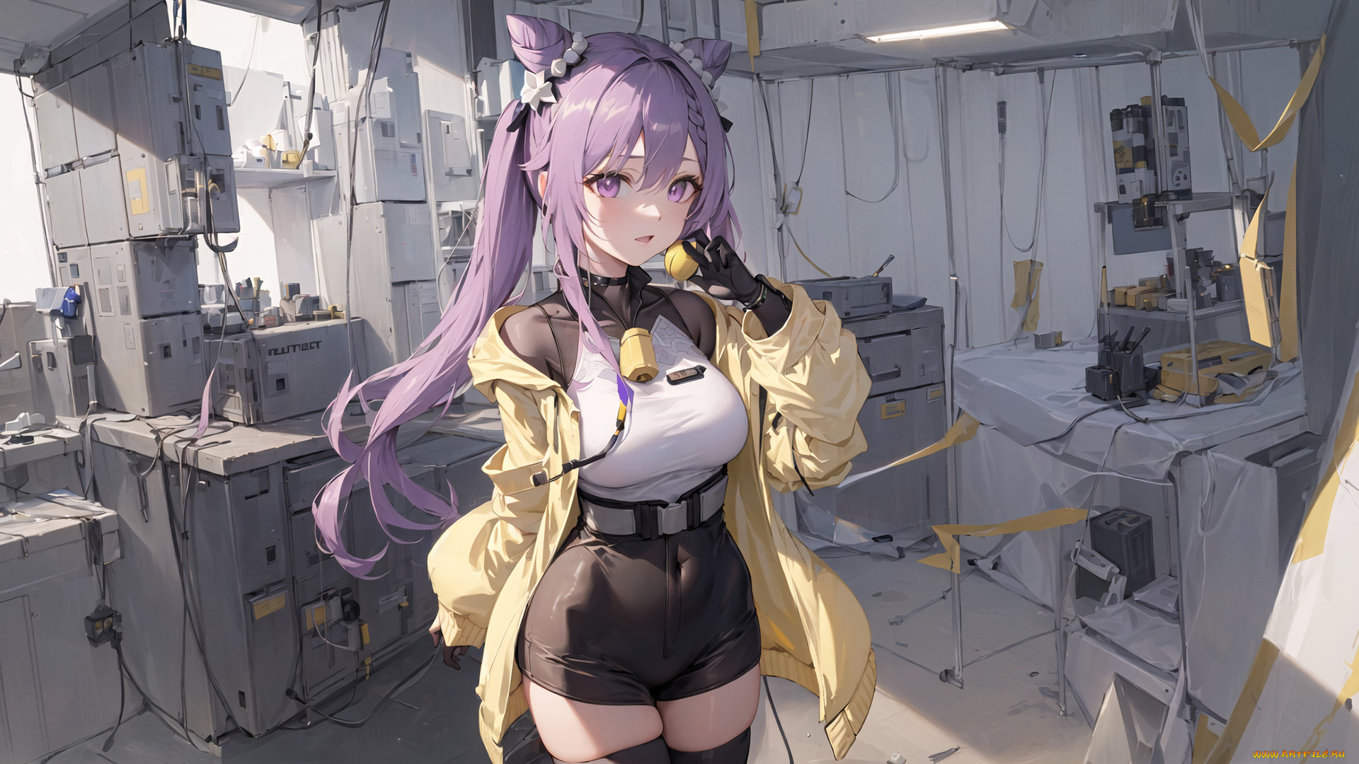 аниме, unknown, , другое, , нейросети, графика, нейроарт, ai, art, нейронные, сети, рисунки, нейро, искусство, девушка, в, лаборатории