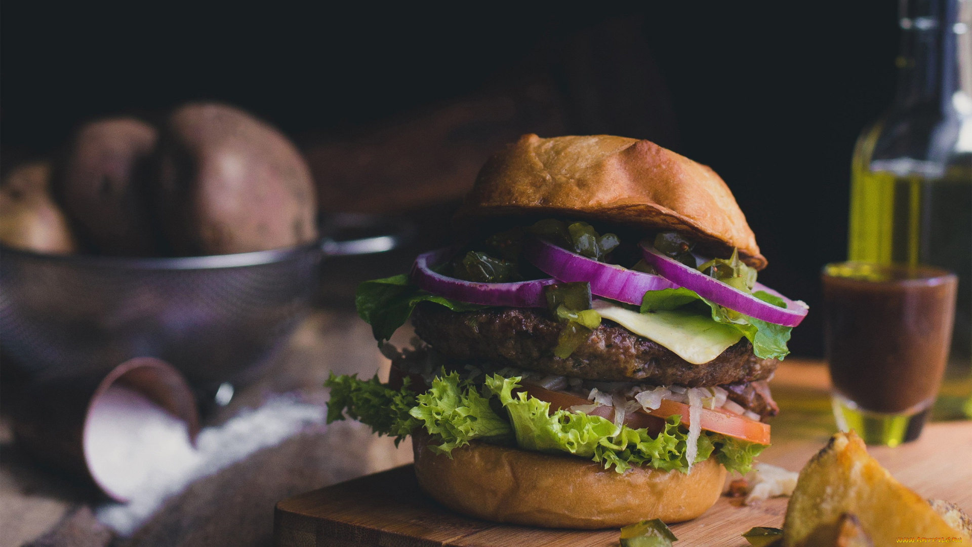 еда, бутерброды, , гамбургеры, , канапе, гамбургер