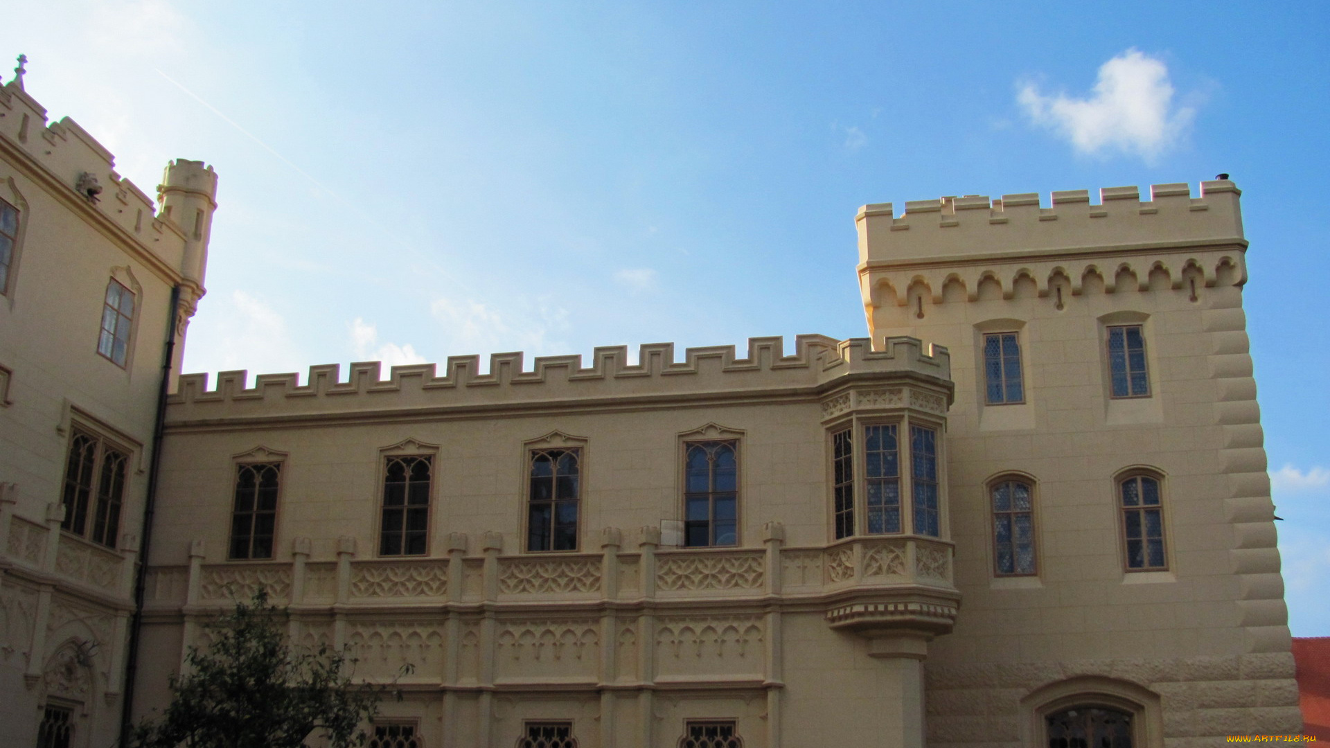 lednice, castle, города, замок, леднице, , чехия, lednice, castle